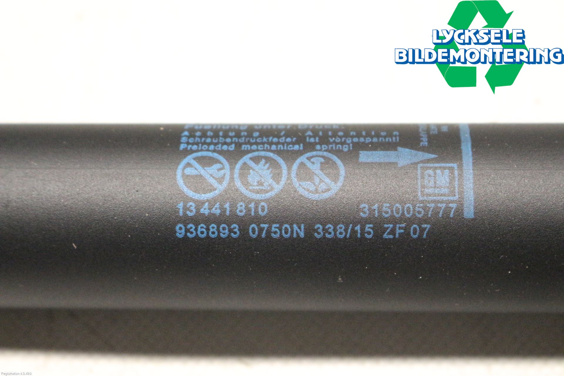 Opel INSIGNIA 09-16 Gasfjäder Baklucka