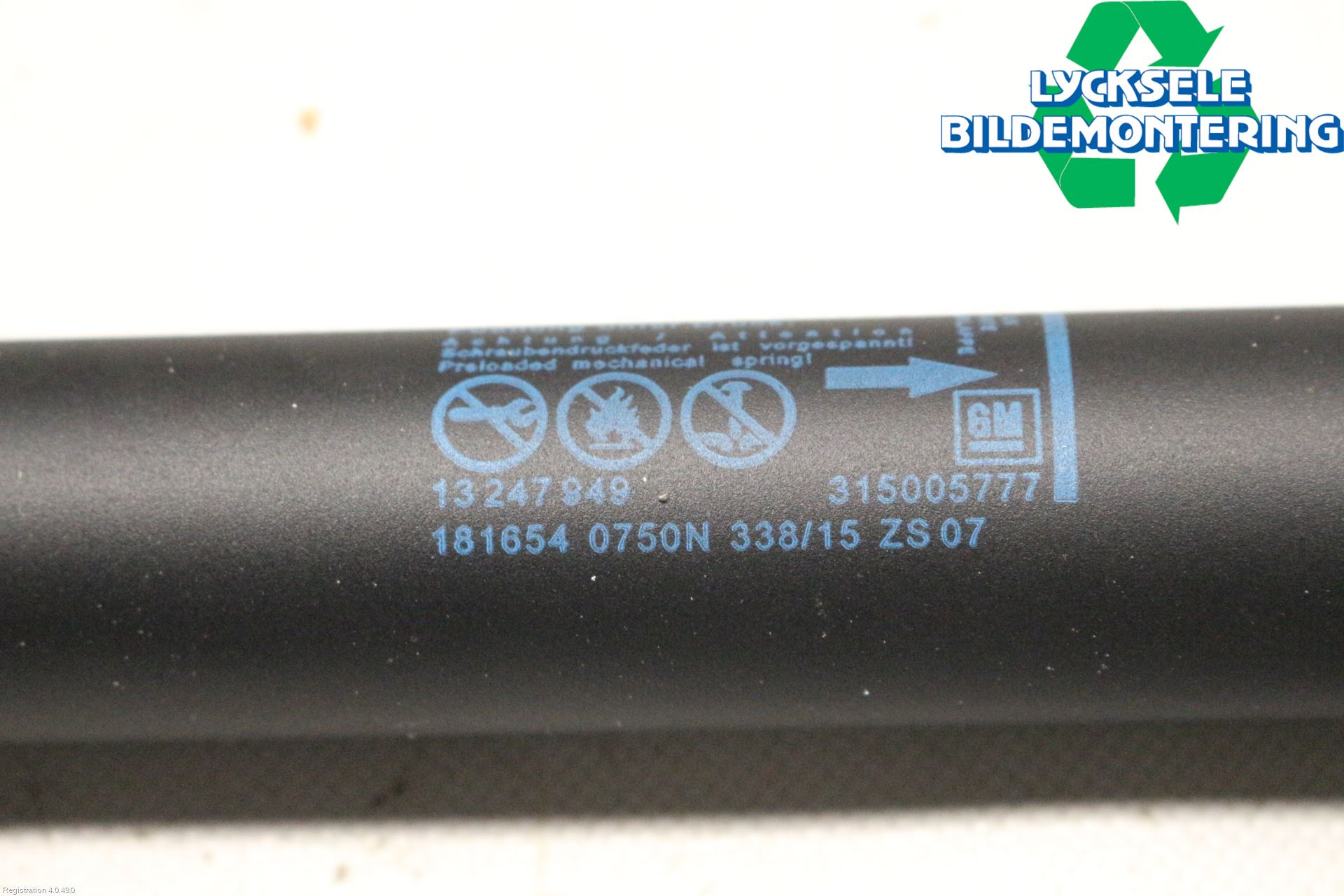 Opel INSIGNIA 09-16 Gasfjäder Baklucka