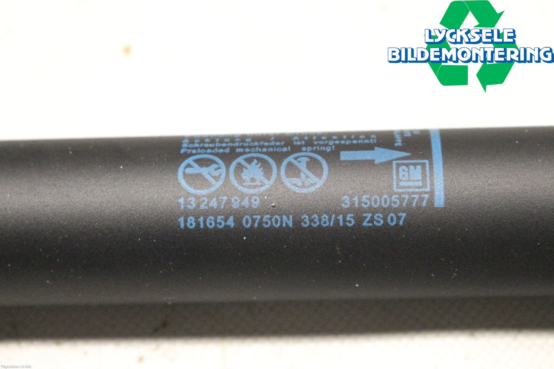 Opel INSIGNIA 09-16 Gasfjäder Baklucka