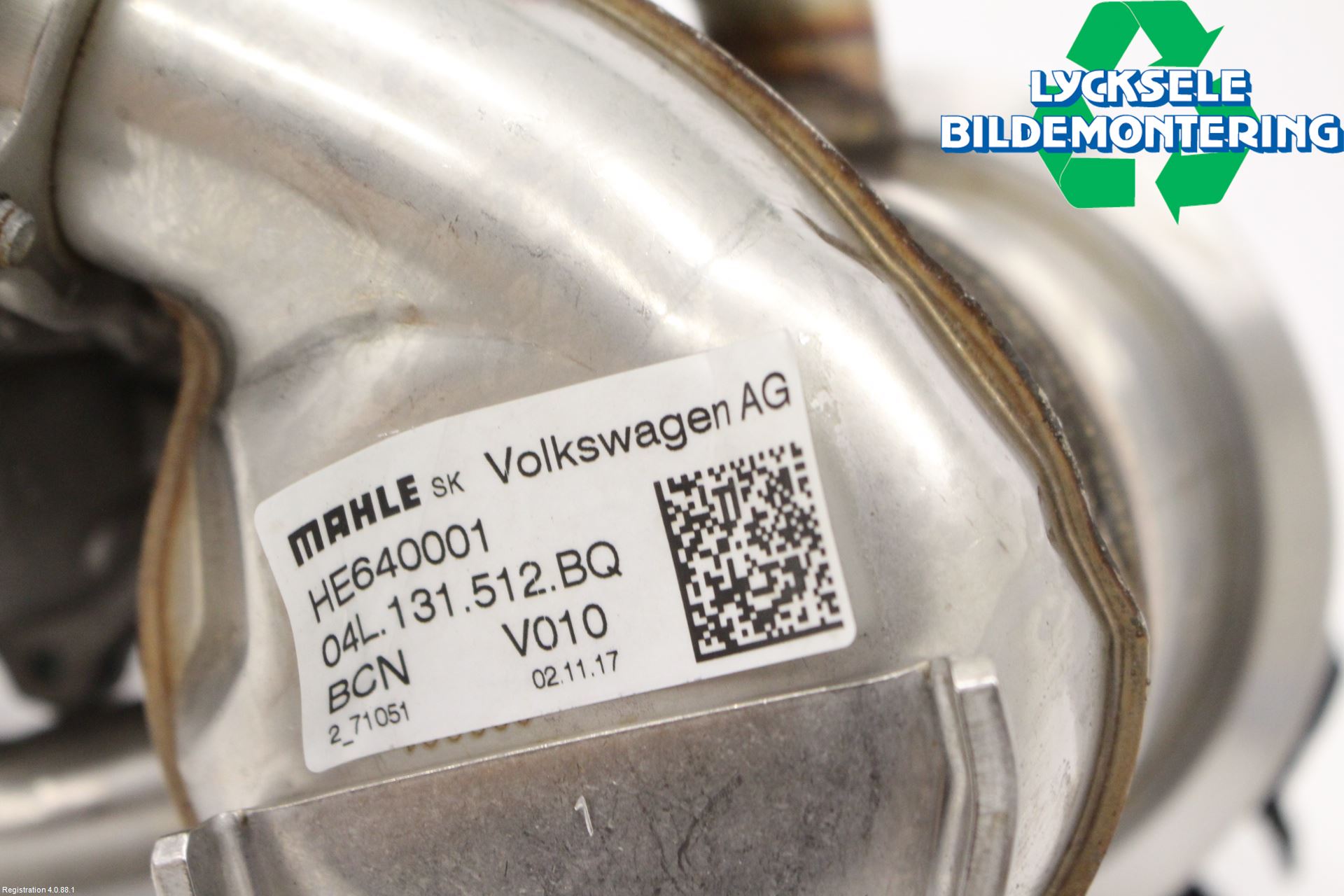 Volkswagen VW PASSAT 15-19 Avgaskylare