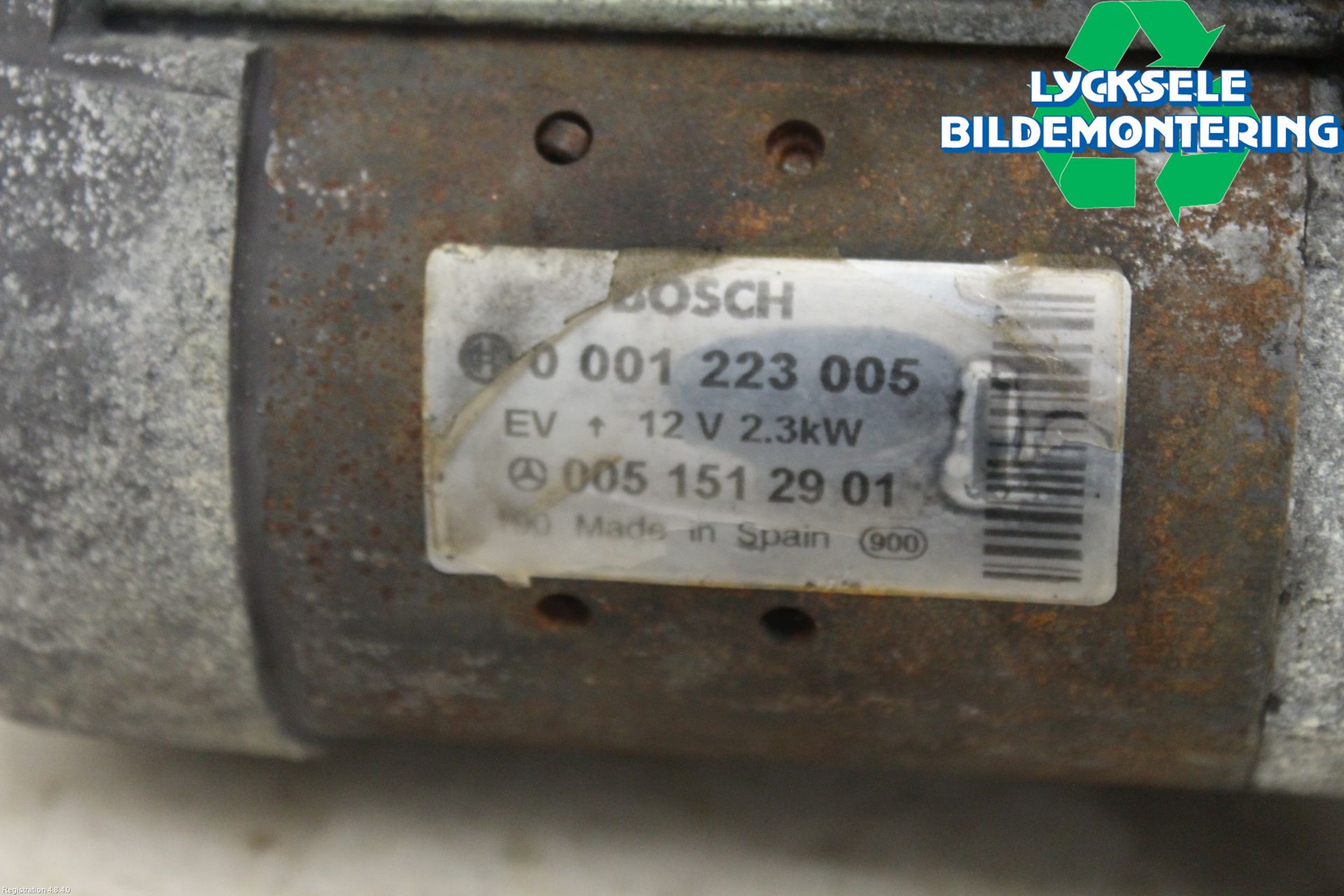 Husbil, husvagn HUSBIL HYMER Startmotor Diesel