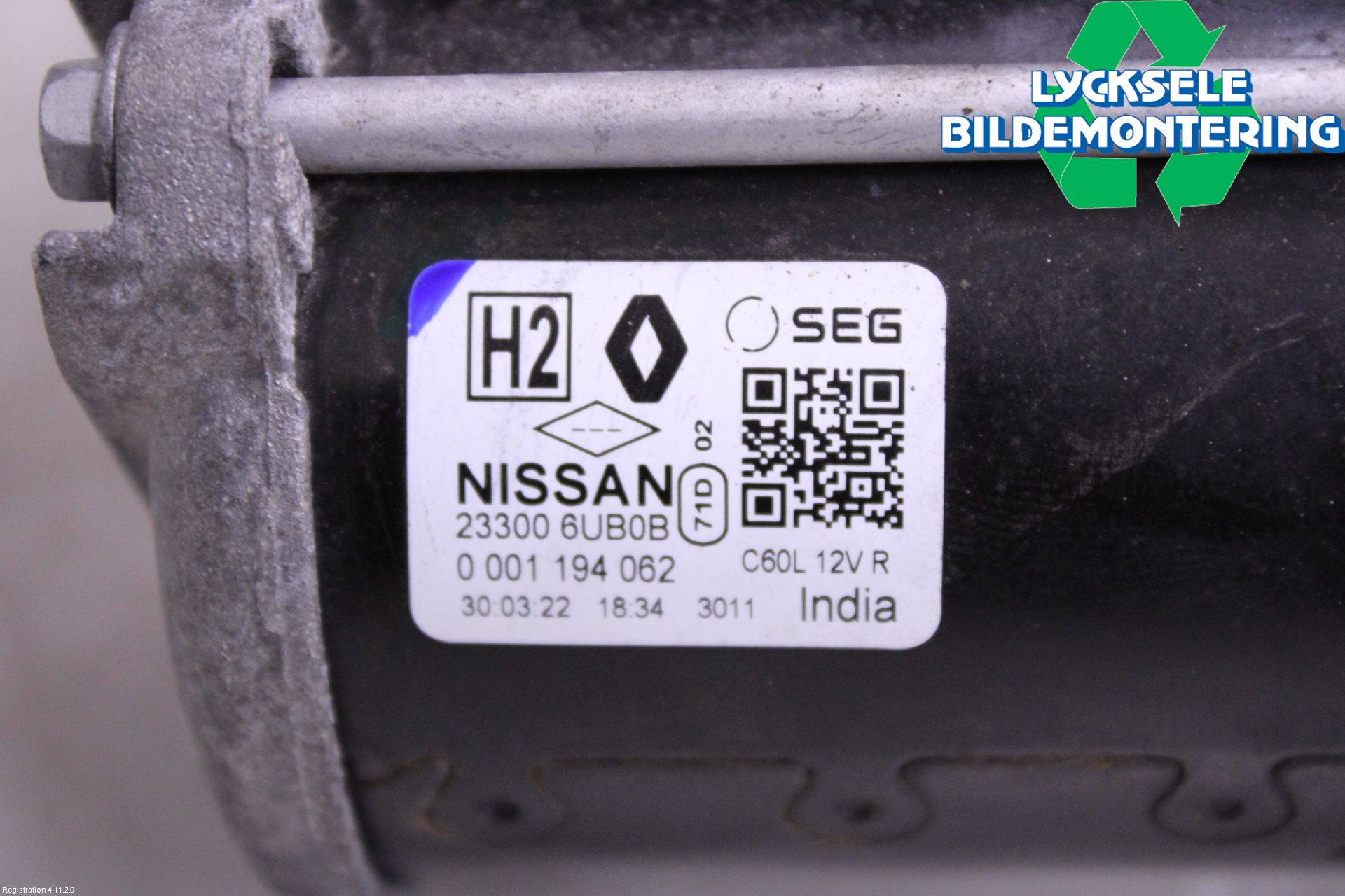 Nissan QASHQAI 21- Startmotor