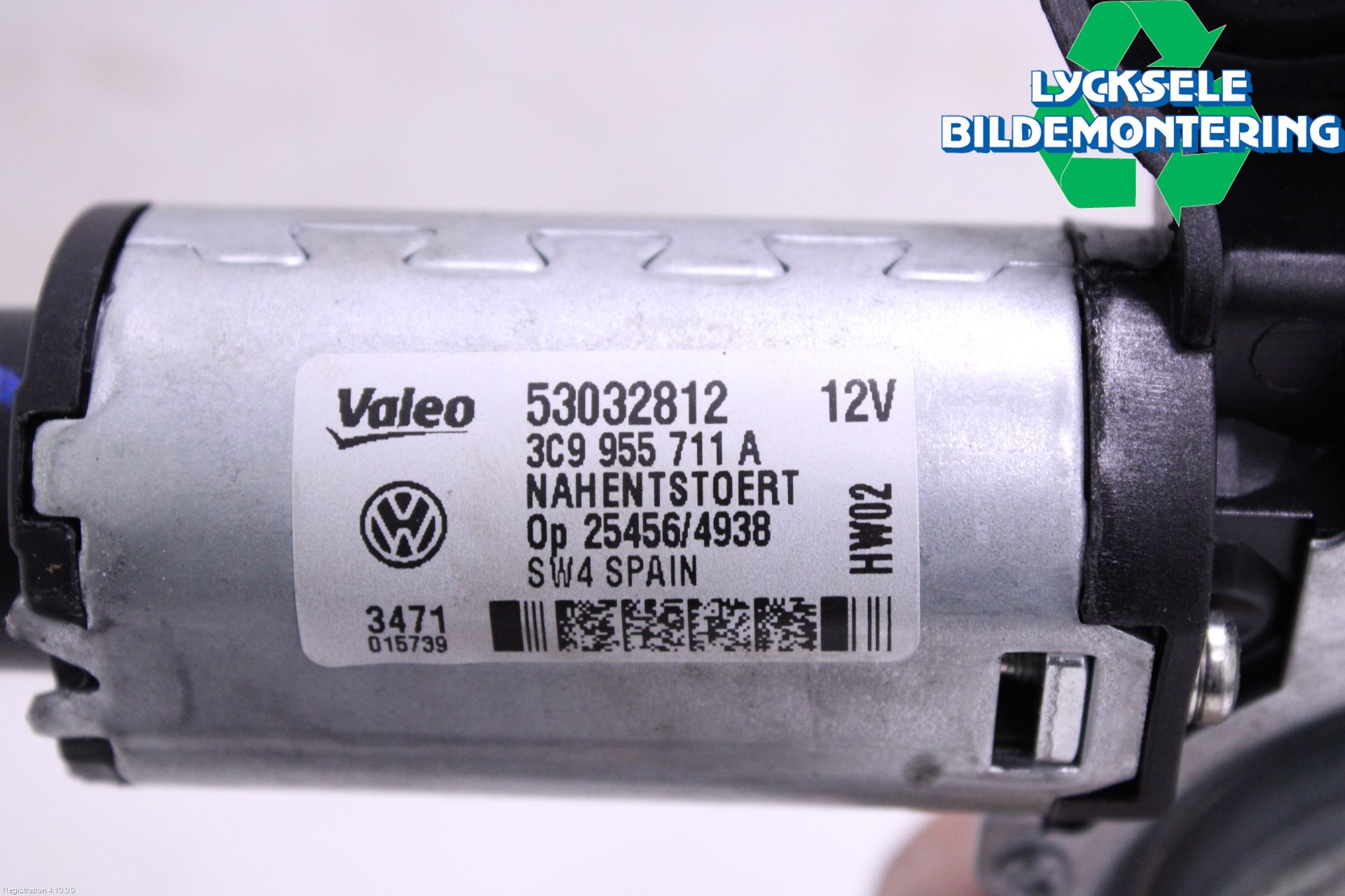 Volkswagen VW PASSAT 11-14 Torkarmotor Baklucka