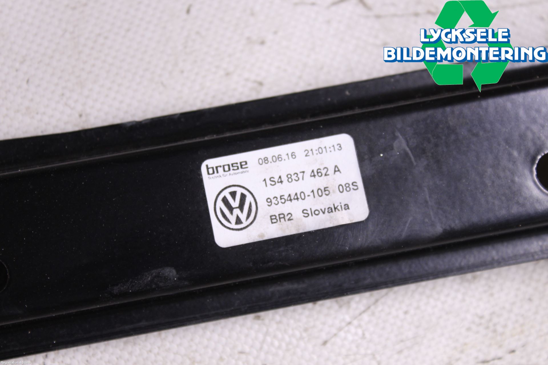 Volkswagen VW UP! / E-UP! Fönsterhissmekanism