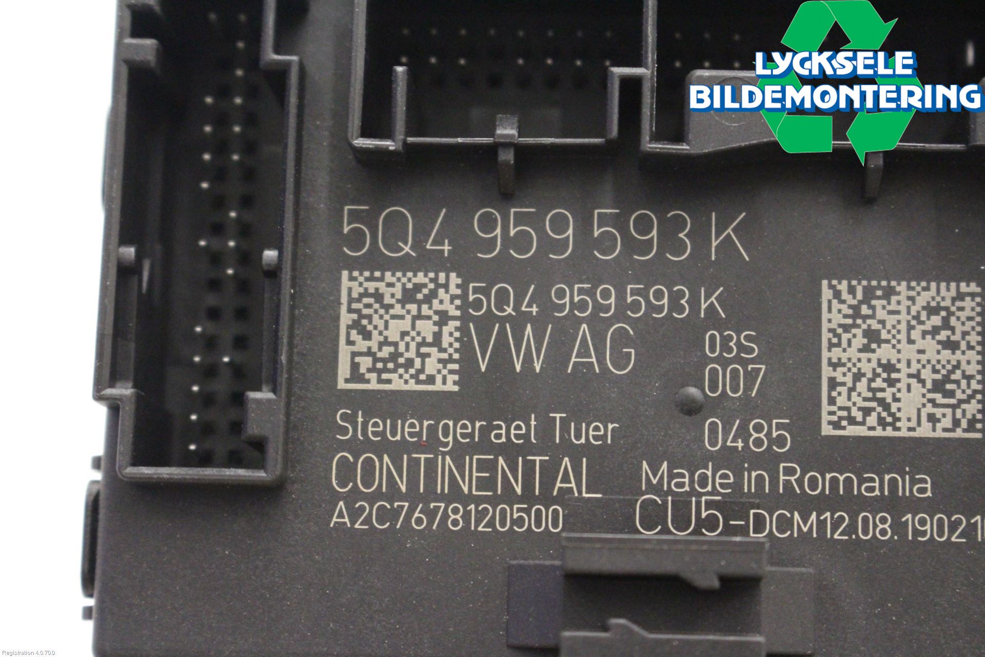 Skoda OCTAVIA (5E) 13-20 Styrenhet Dörr