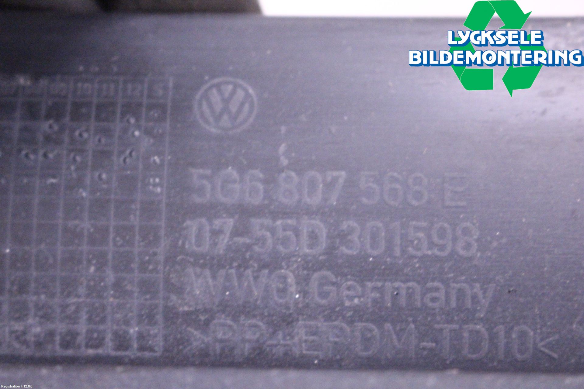 Volkswagen VW GOLF / E-GOLF VII 13-20 Spoiler Bak