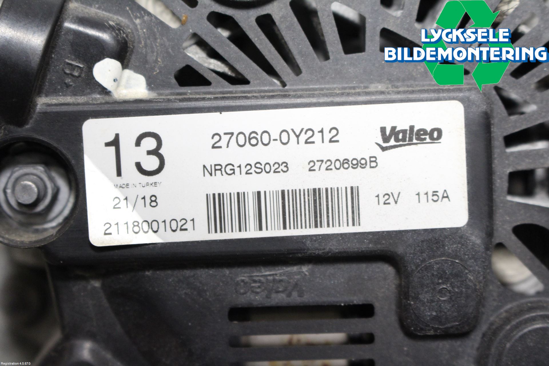 Toyota C-HR 16-23 Generator