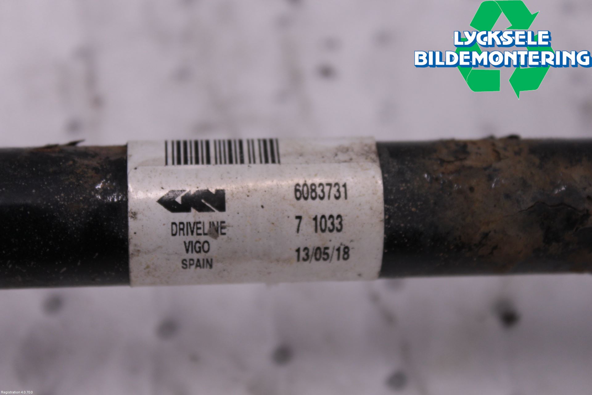 Opel CORSA D 07-14 Drivaxel Fram Vänster