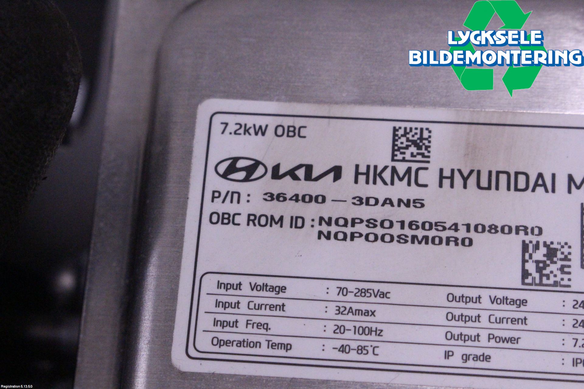 Kia SPORTAGE (NQ5) 22- Batteriladdare Högspänning