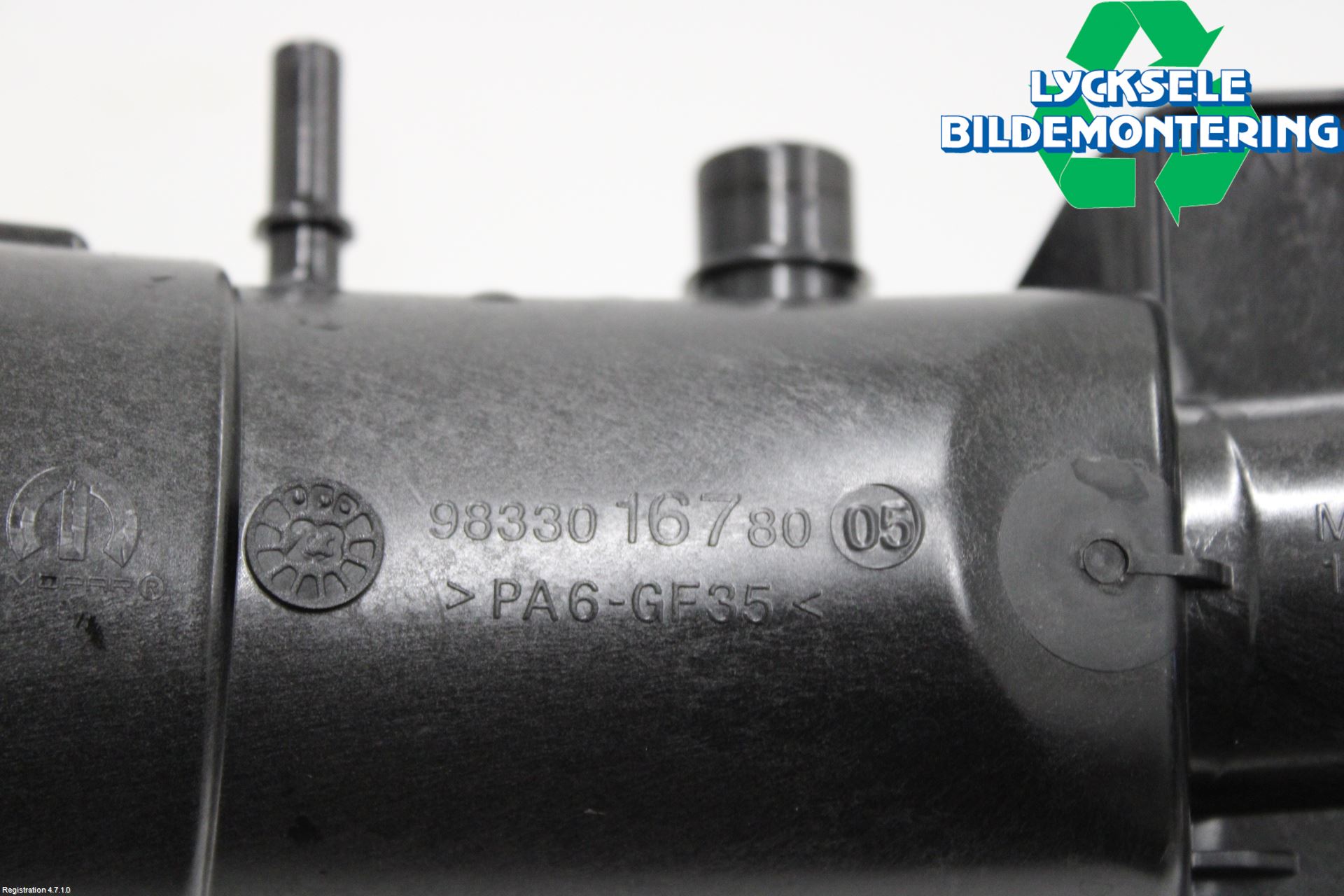 Peugeot 308/E-308 21- Laddluft-Intercoolerrör