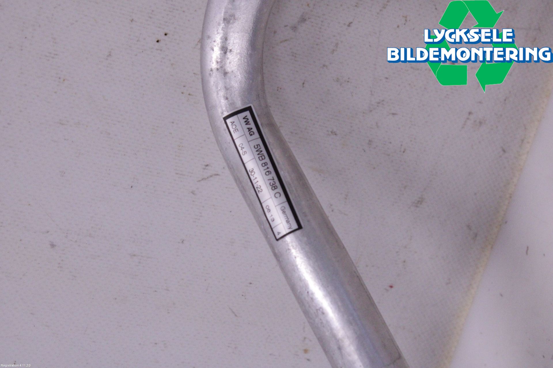 Volkswagen VW GOLF / E-GOLF VIII 20- Ac Slang-Rör