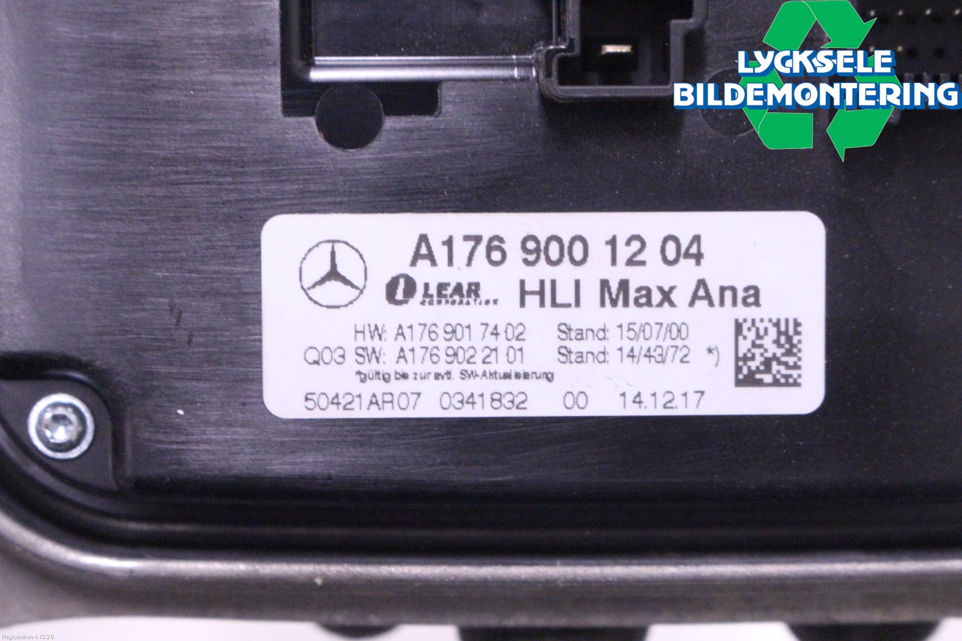 Mercedes-Benz MB CLA-KLASS (C117/X117) 13-19 Styrenhet Strålkastare
