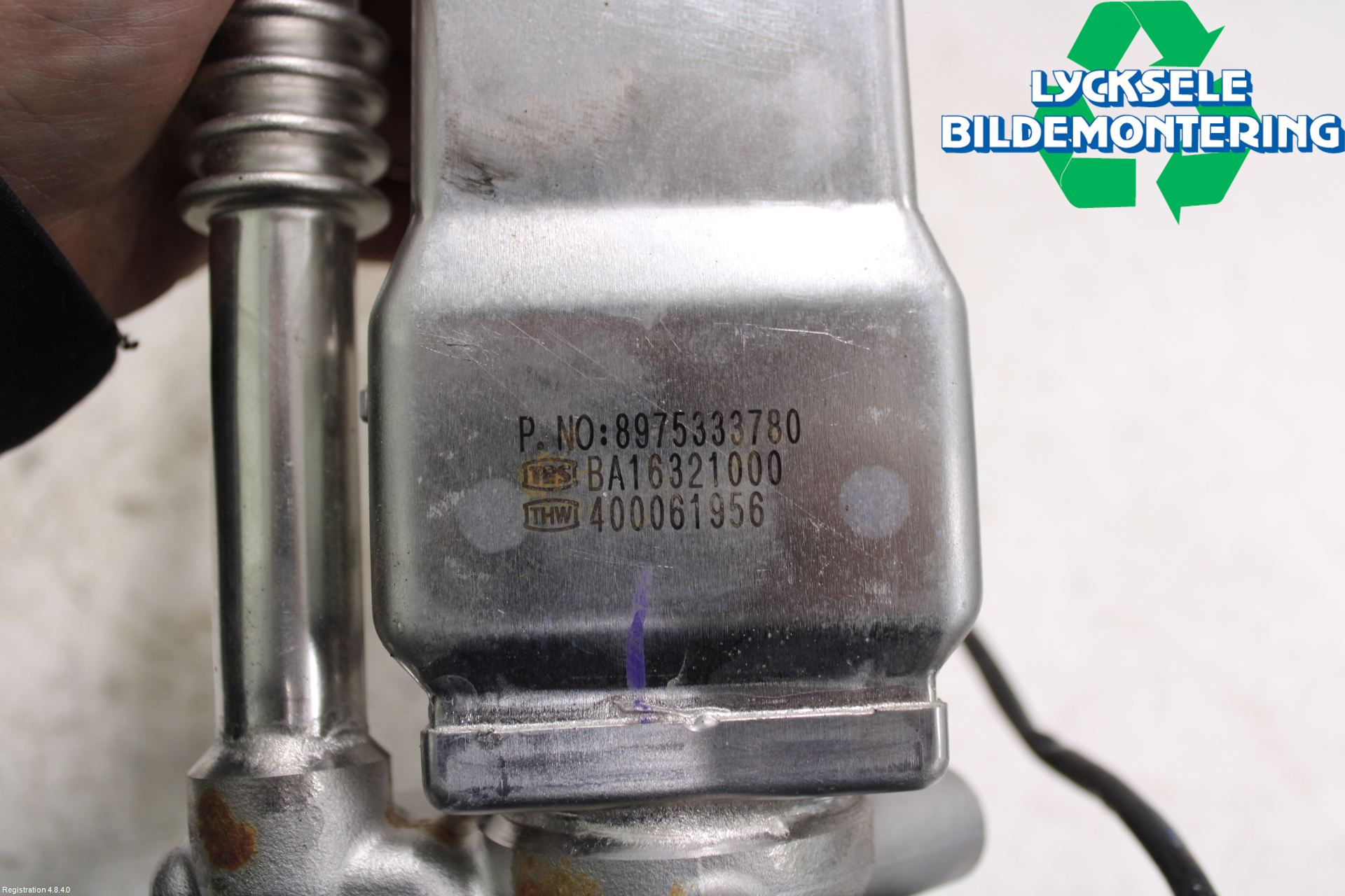 Isuzu D-MAX Avgaskylare