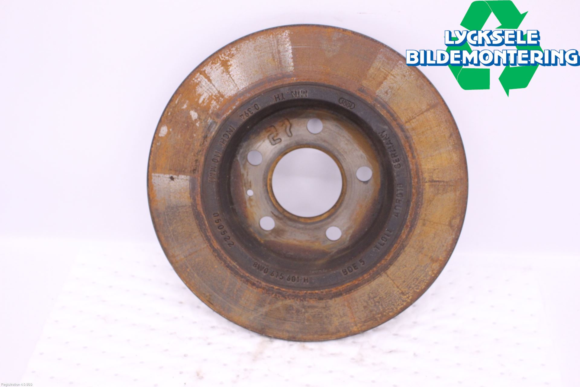 Audi A6 F2/C8 19- Bromsskiva Bak