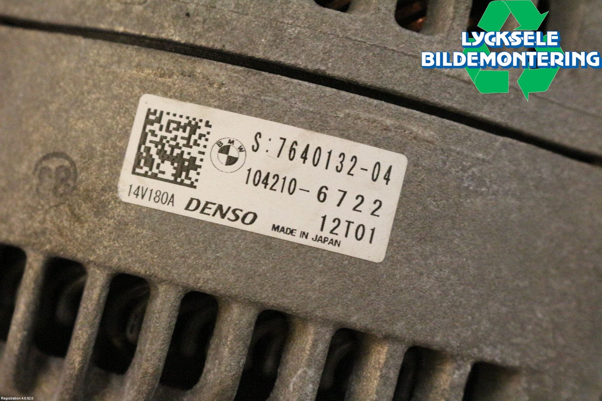 BMW 3 F30/F31/F80 12-19 Generator