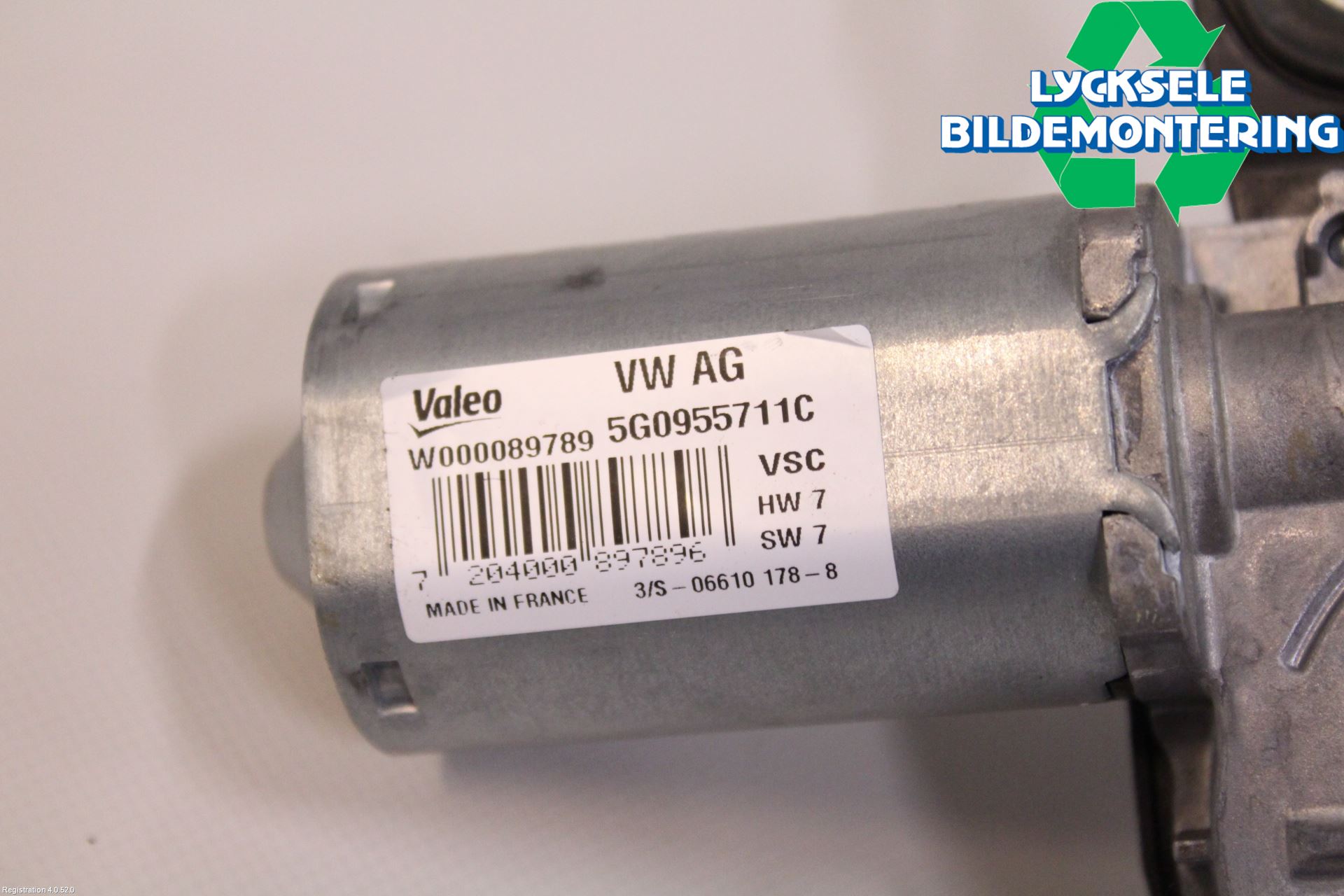 Seat ARONA Torkarmotor Baklucka