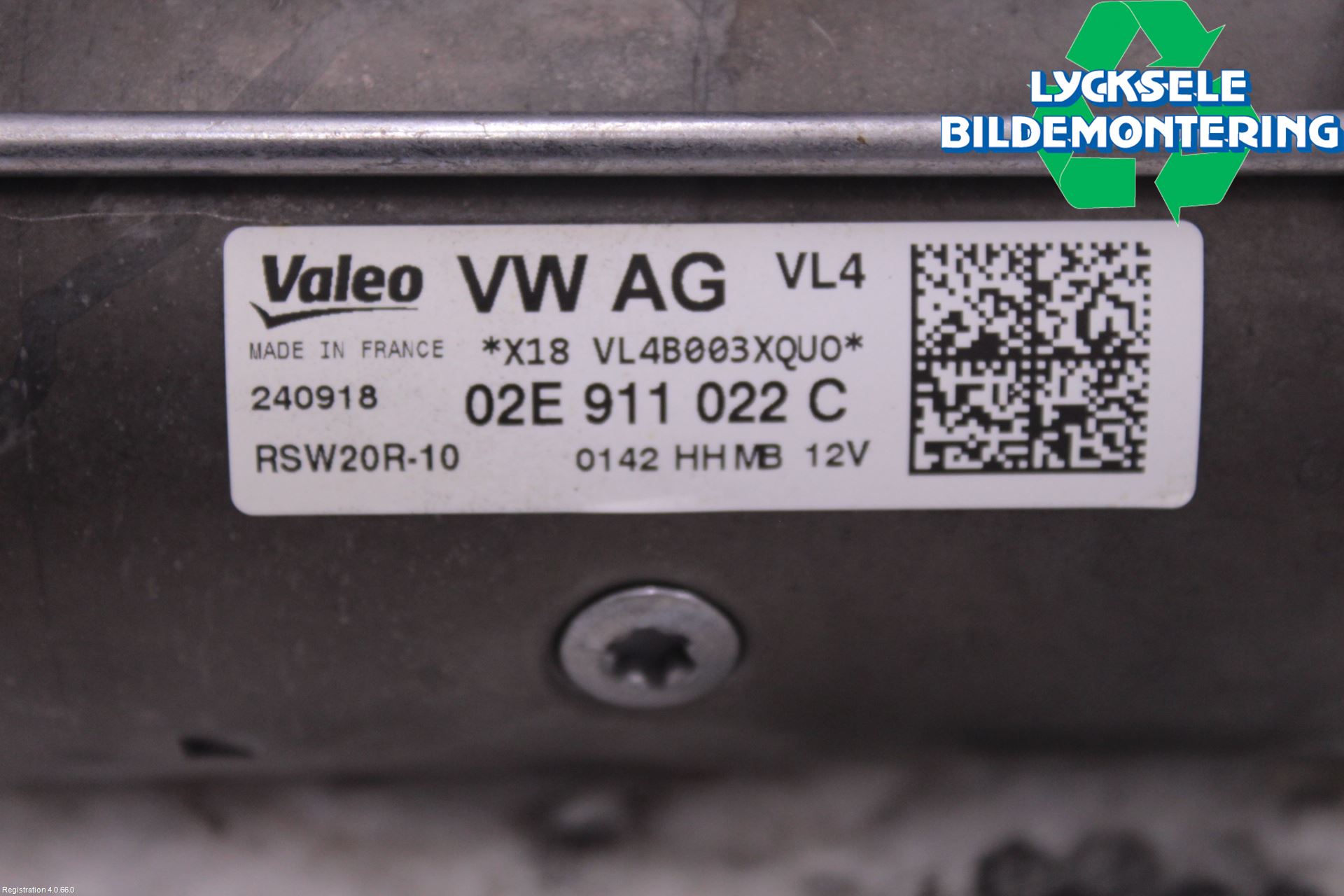 Volkswagen VW TIGUAN 16-24 Startmotor Diesel