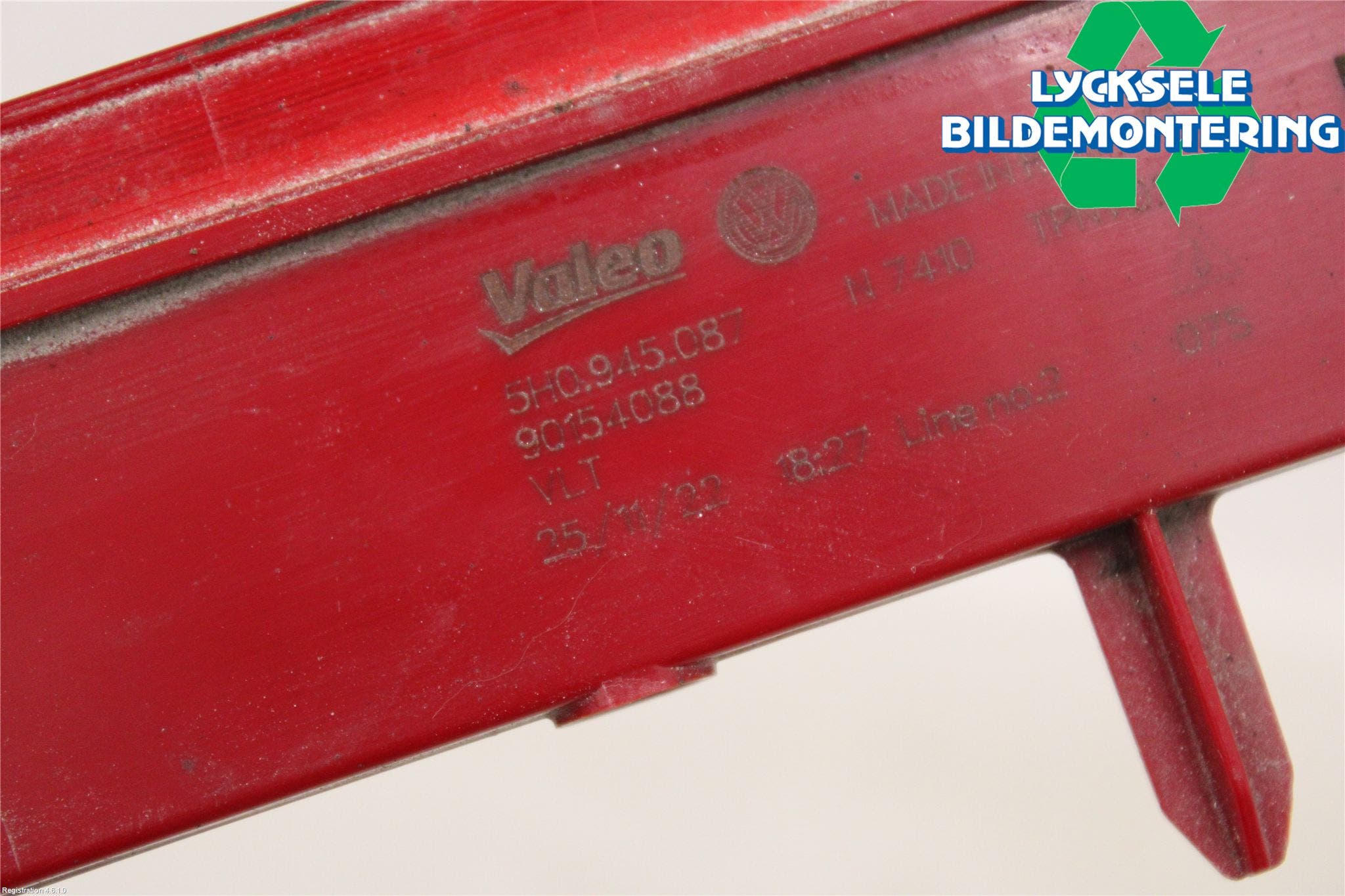 Volkswagen VW ID.3 21- Bromsljus Bakruta