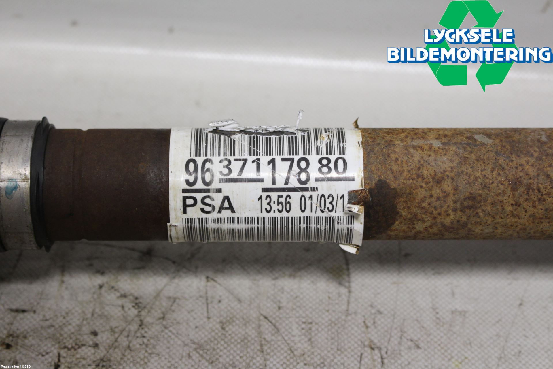 Citroen BERLINGO 08-18 Drivaxel Fram Höger