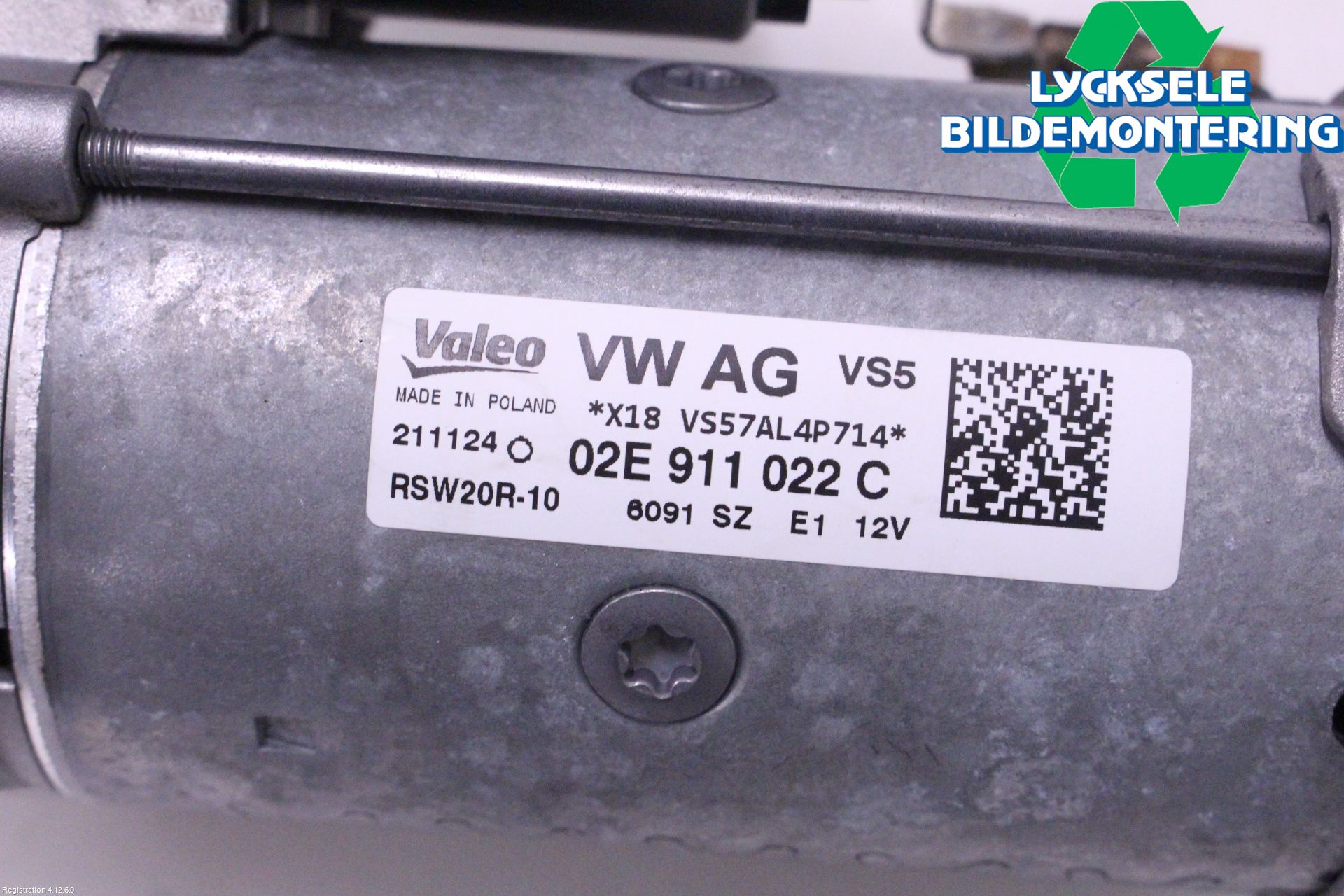 Volkswagen VW T-ROC 18- Startmotor Diesel