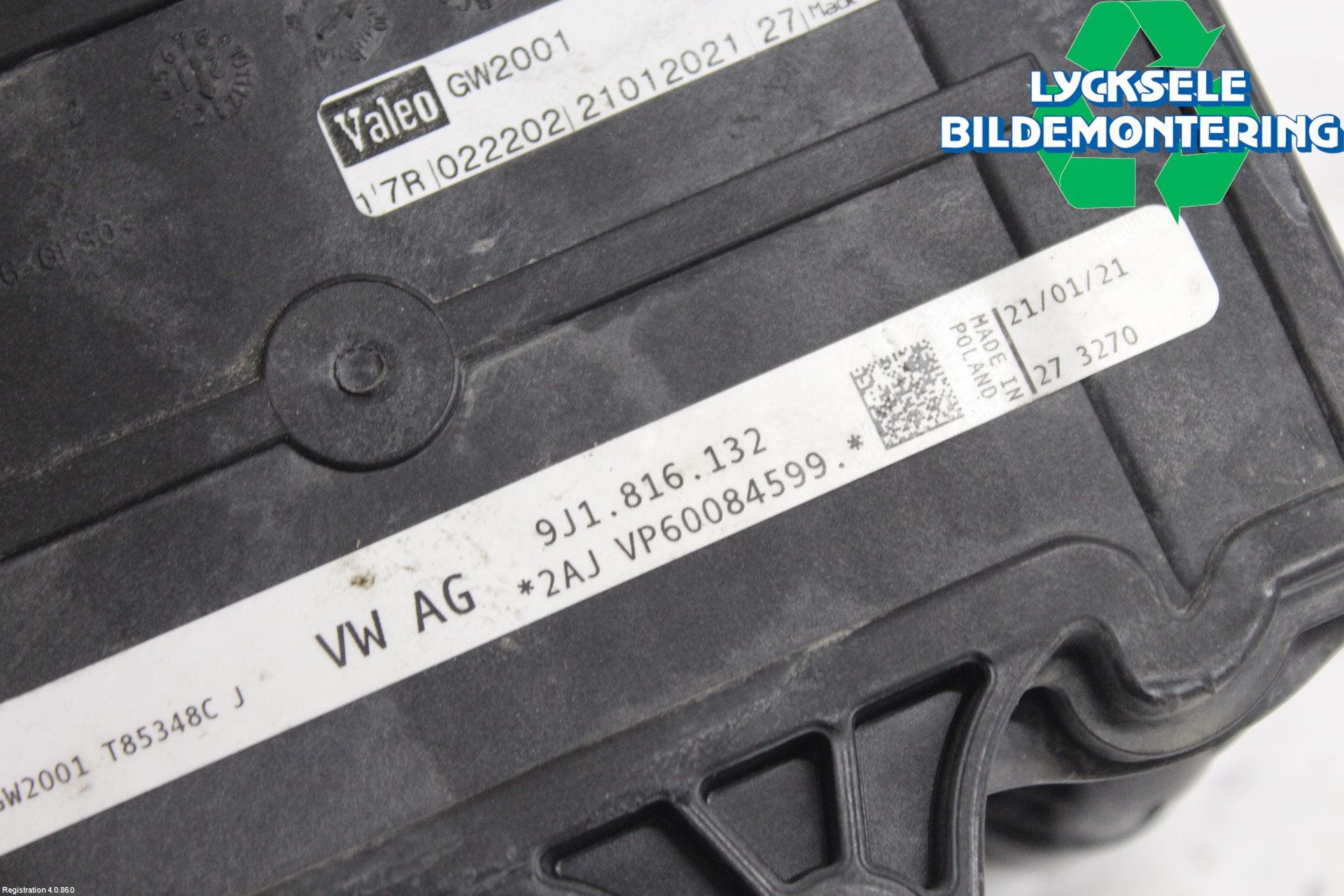 Volkswagen VW ID.3 21- Värmekammare-Växlare