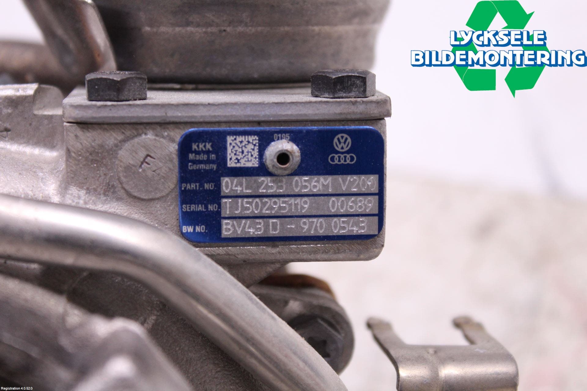 Volkswagen VW PASSAT 15-19 Turboaggregat