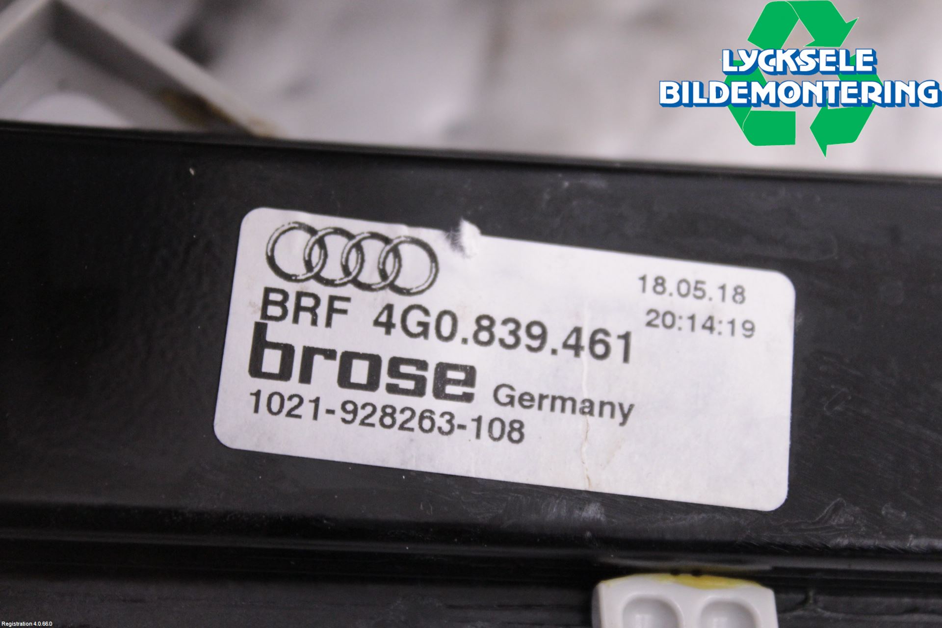 Audi A6 ALLROAD 12-18 Fönsterhiss El Kompl