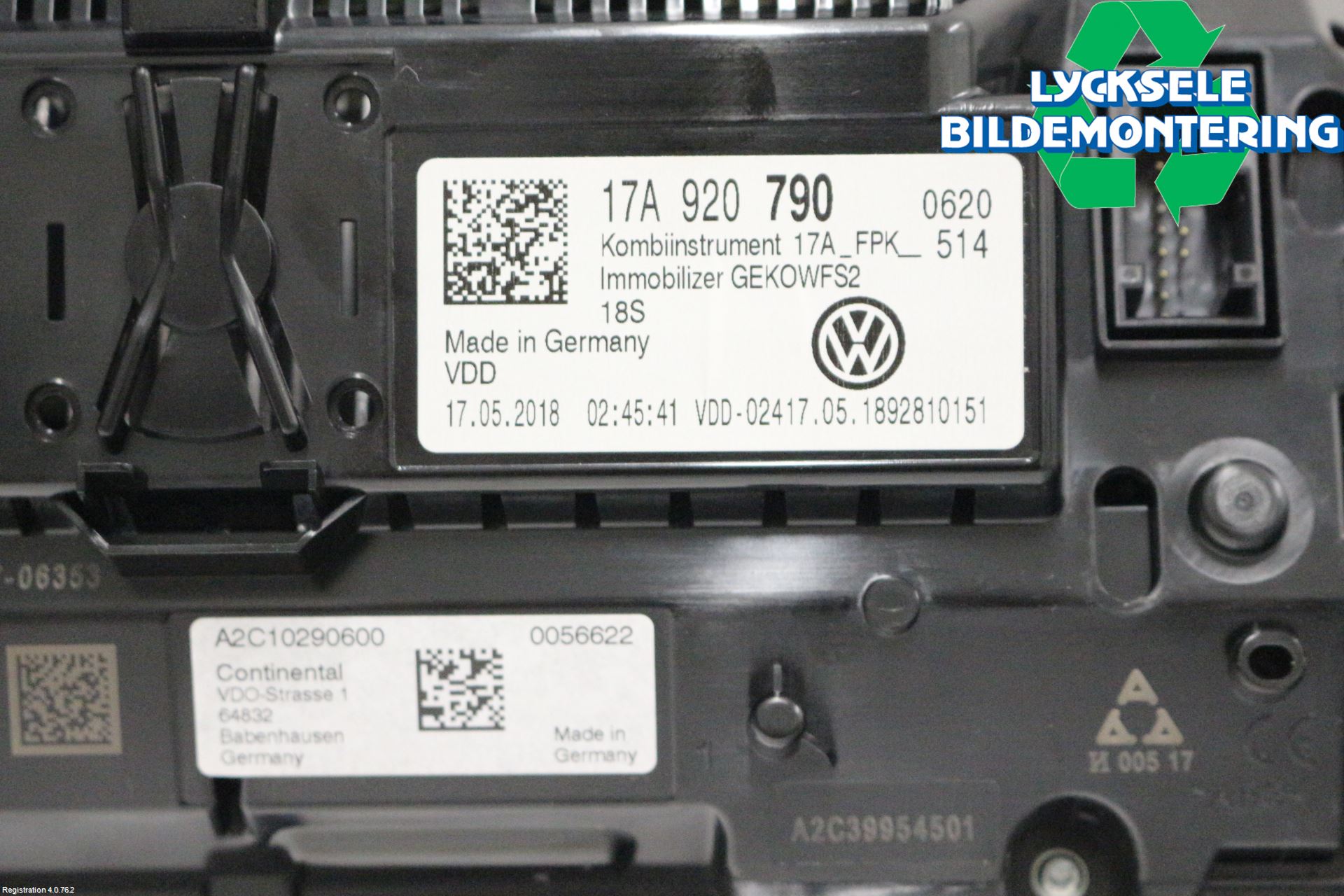 Volkswagen VW T-ROC 18- Instrument Komb