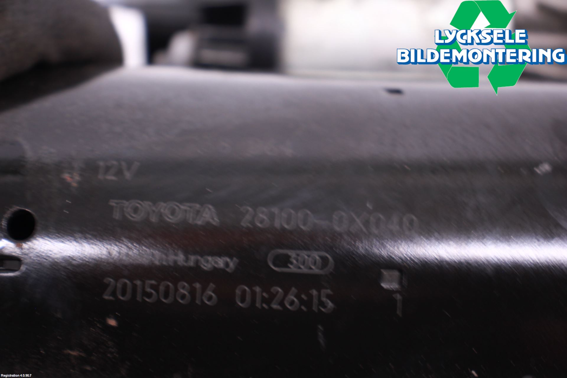 Toyota AURIS 13-19 Startmotor Diesel