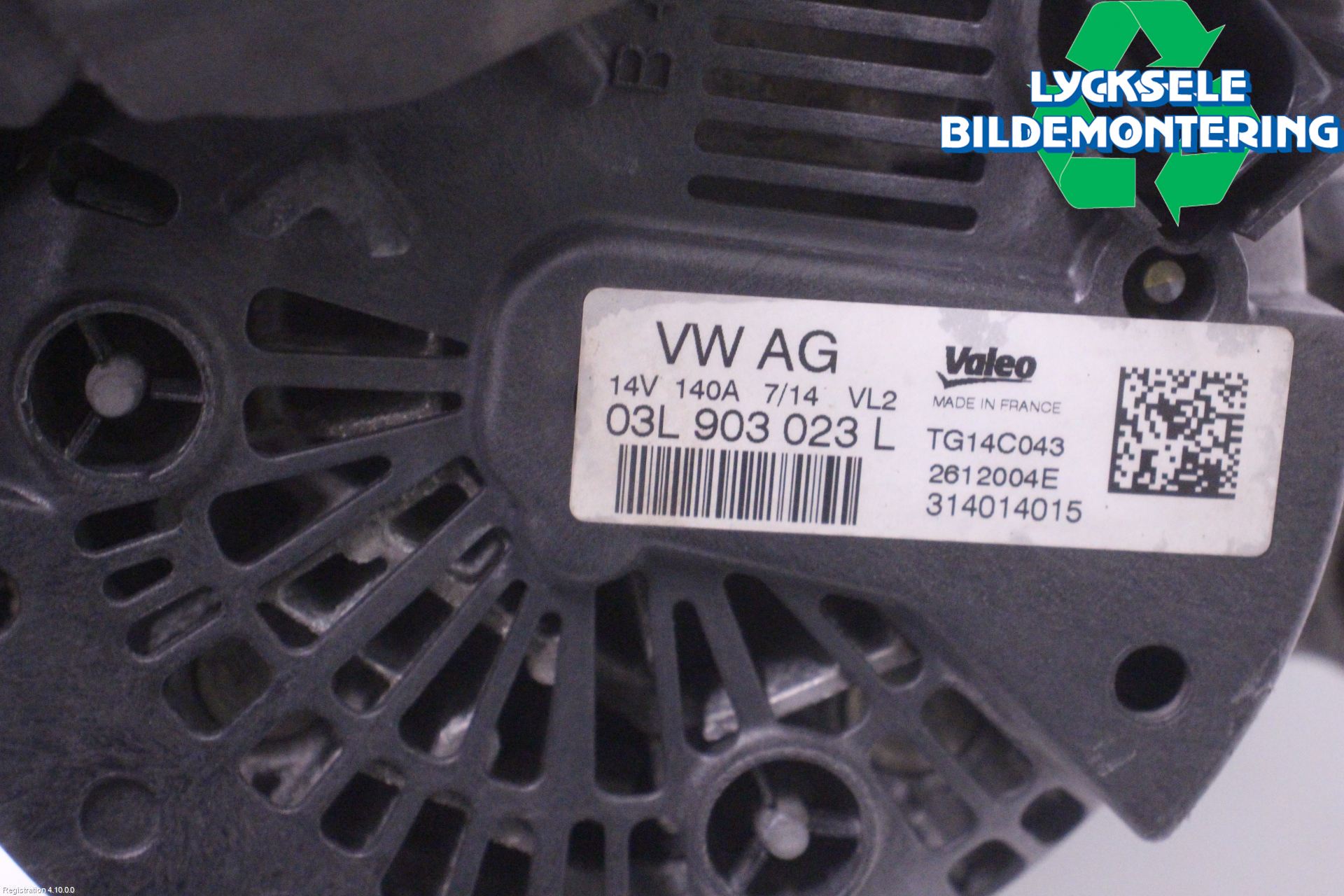 Volkswagen VW GOLF / E-GOLF VII 13-20 Generator