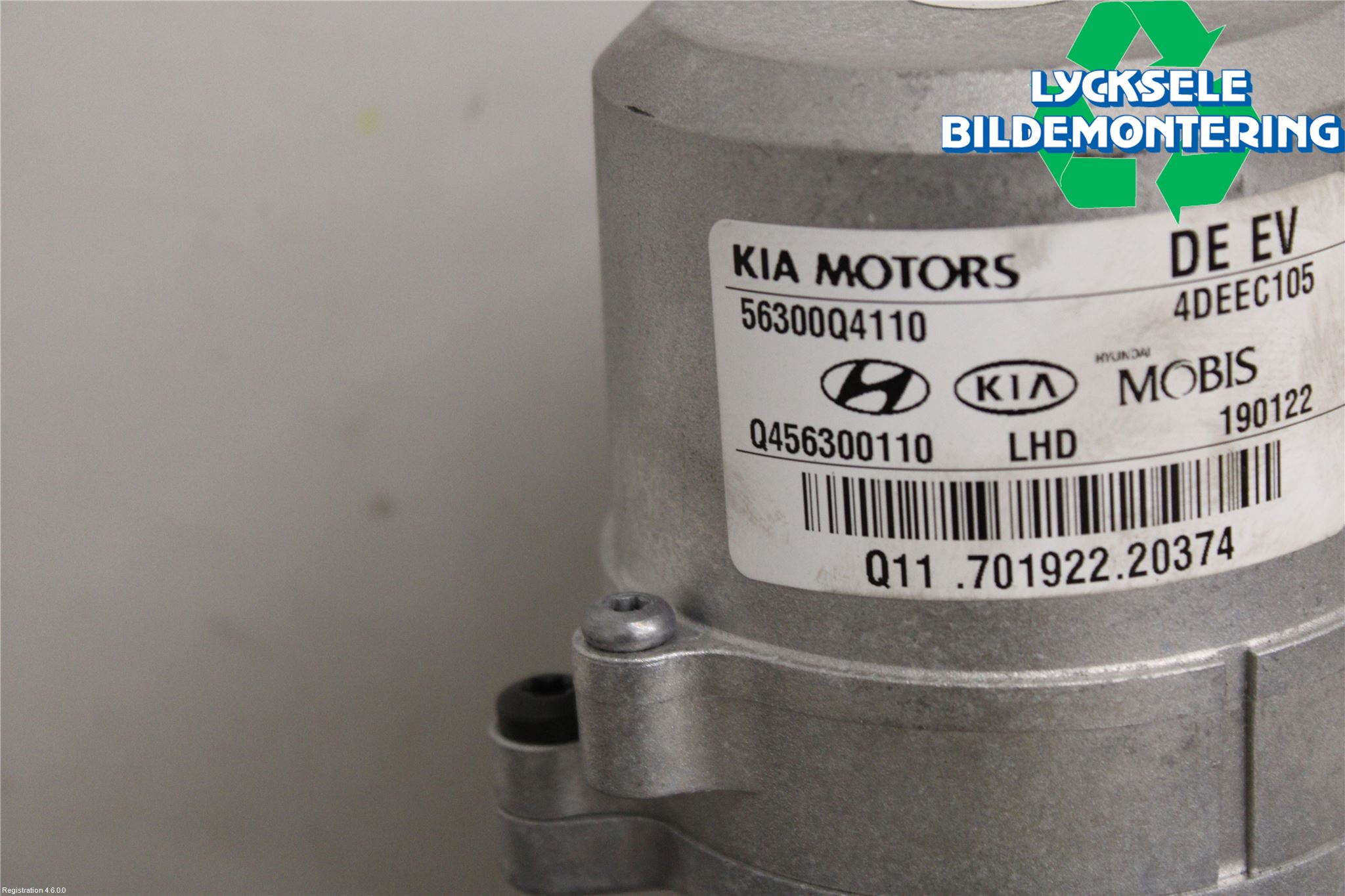 Kia NIRO (DE) 17-22 Rattaxelagg Med Inb Servo