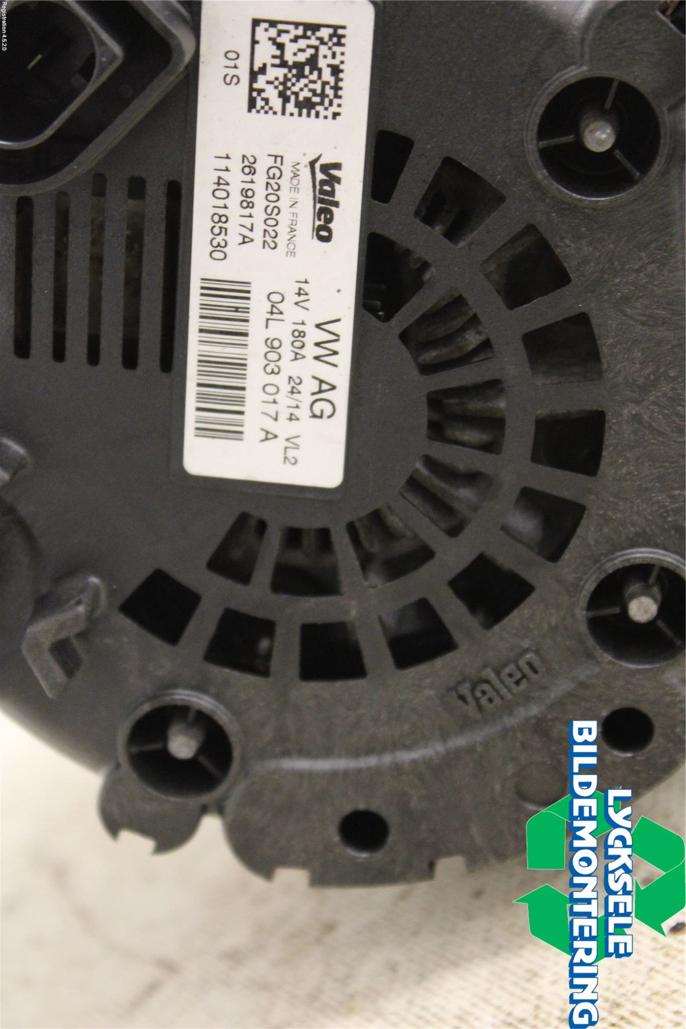 Audi A4 12-15 Generator