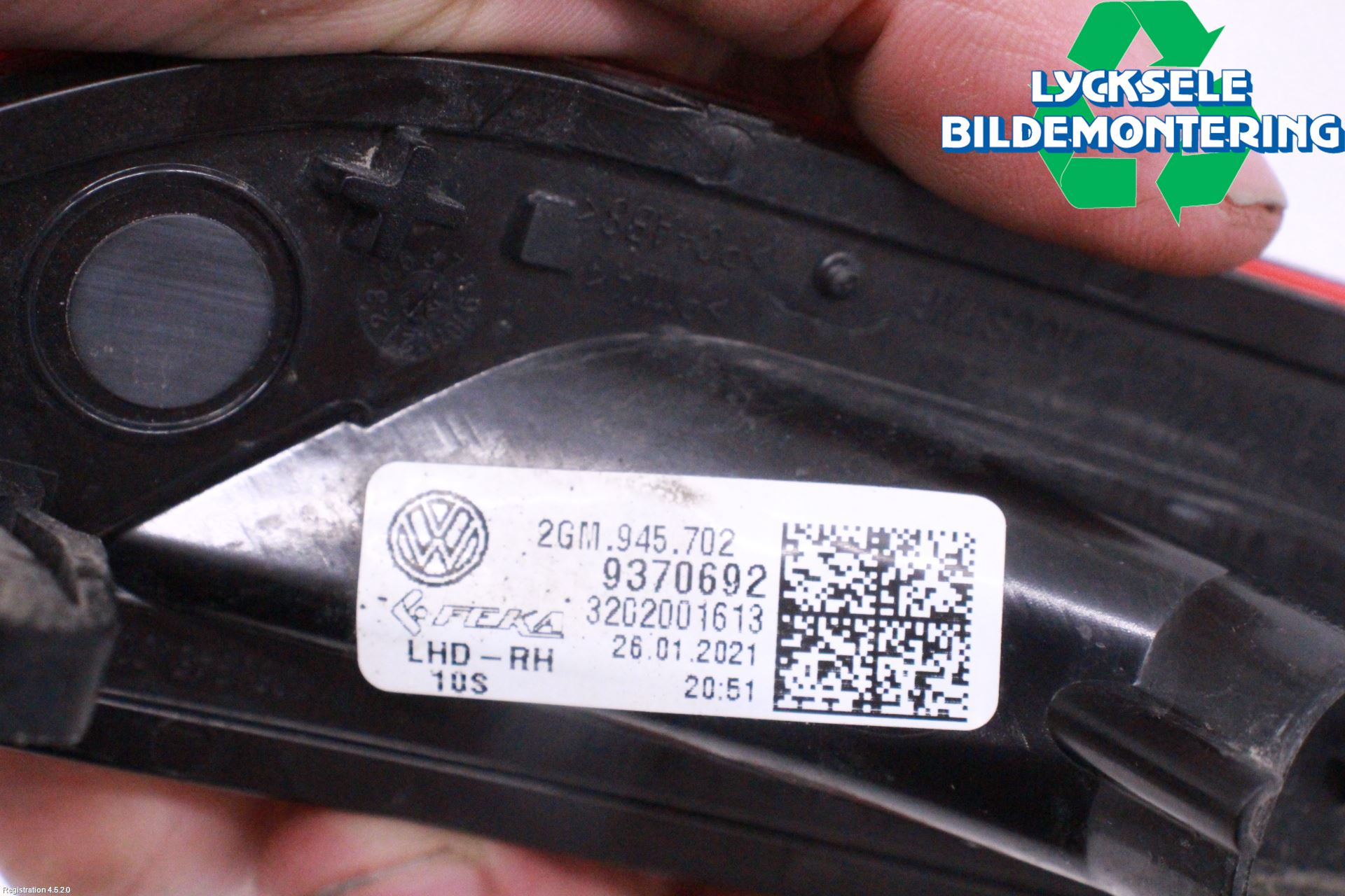 Volkswagen VW T-CROSS 19- Dimljus/Reflex Bak