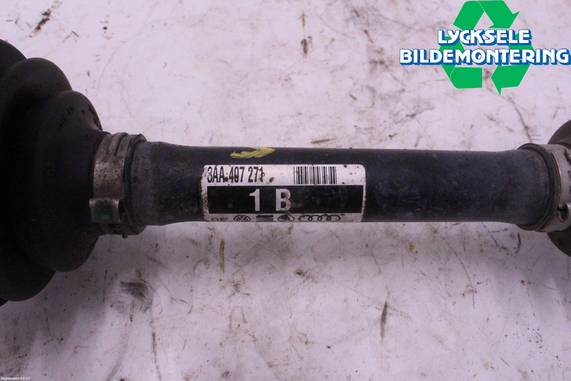 Volkswagen VW CADDY 16-20 Drivaxel Fram Vänster