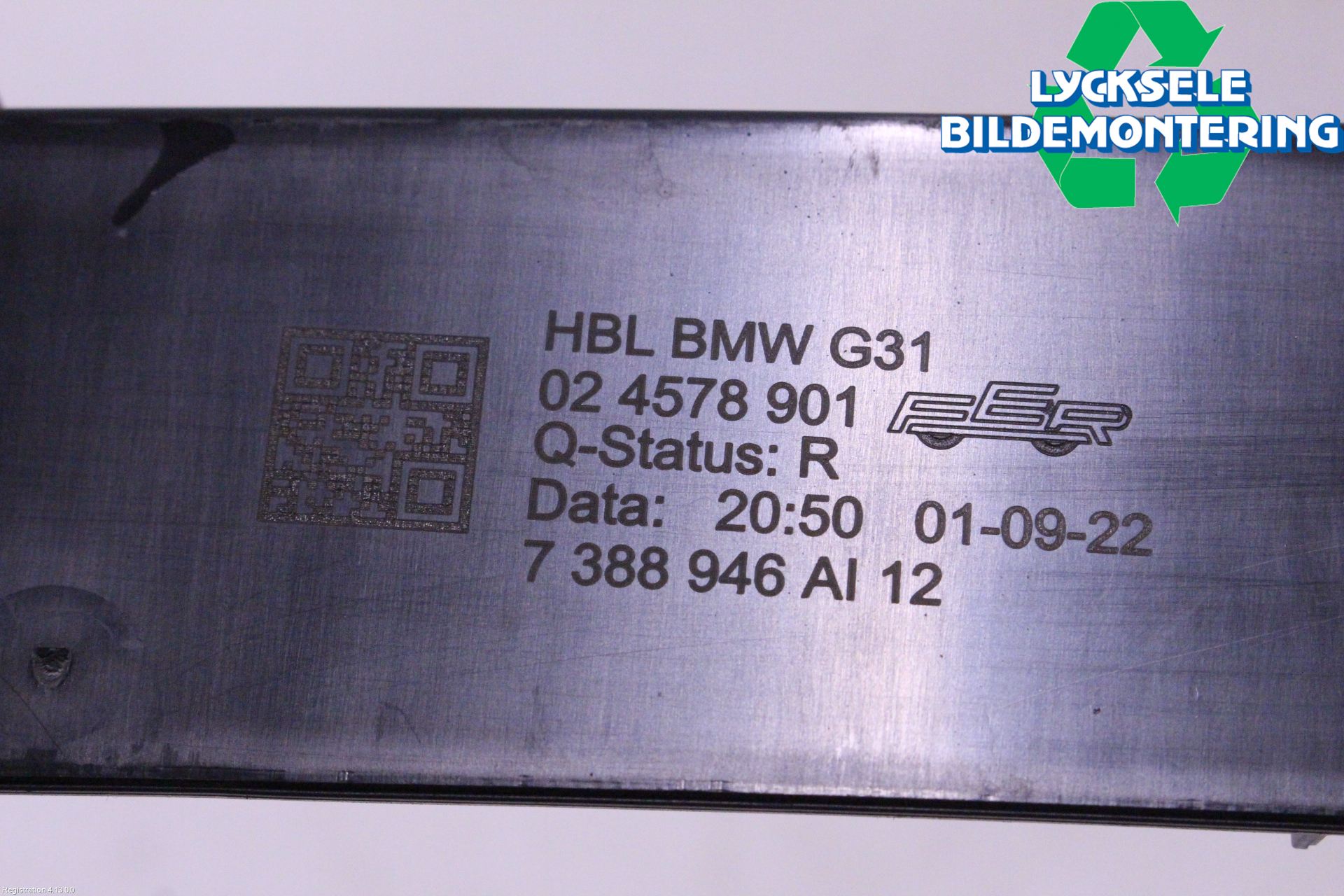 BMW 5 G30/G31/F90 17-23 Bromsljus Bakruta
