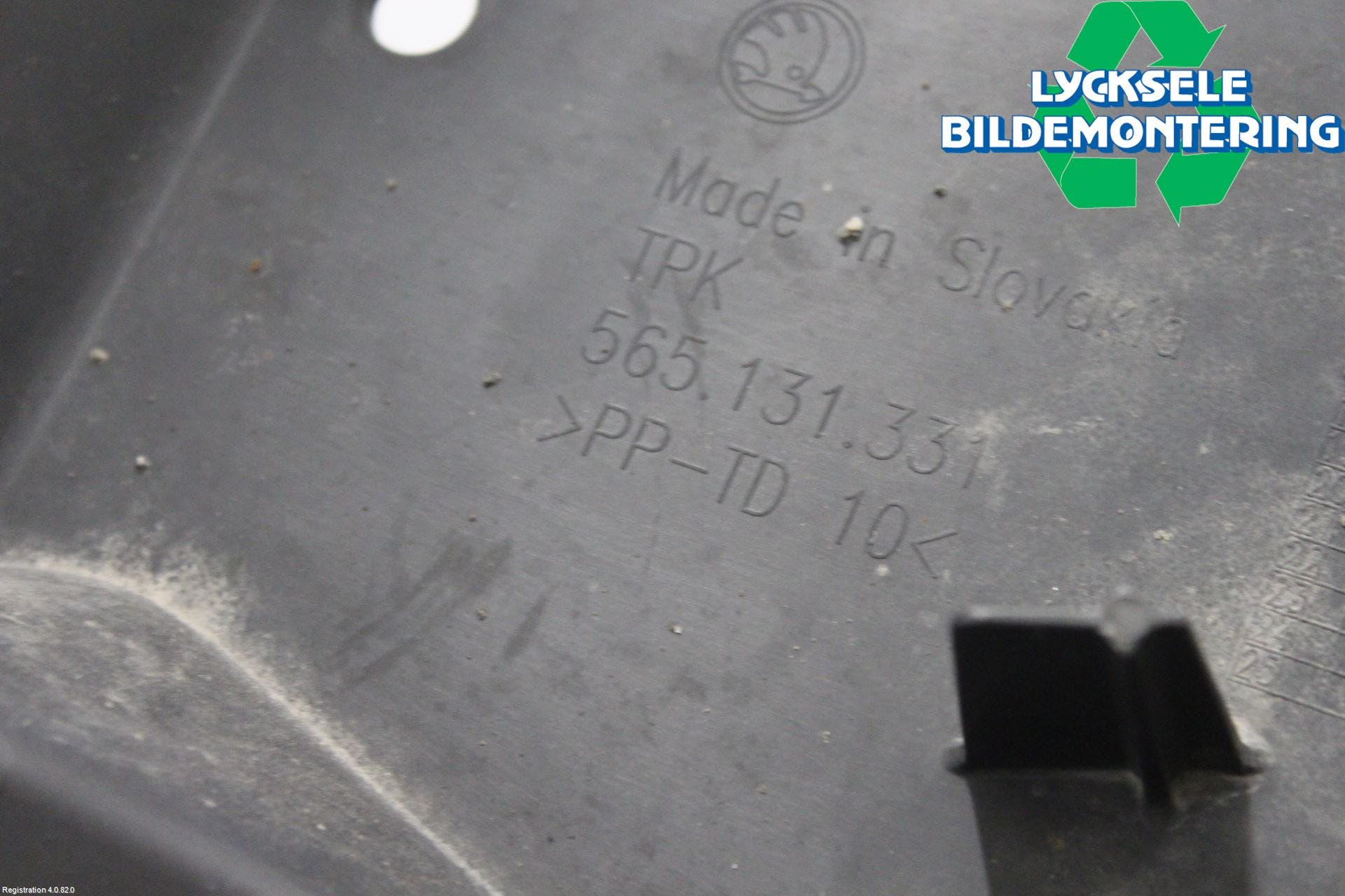 Skoda KODIAQ 17-24 Hasplåt Plåt-Plast