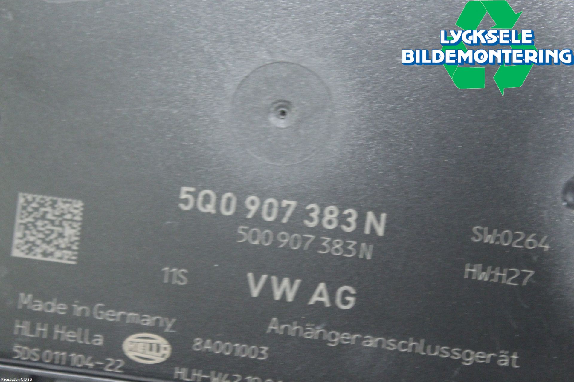 Volkswagen VW PASSAT 15-19 Styrenhet Dragkrok