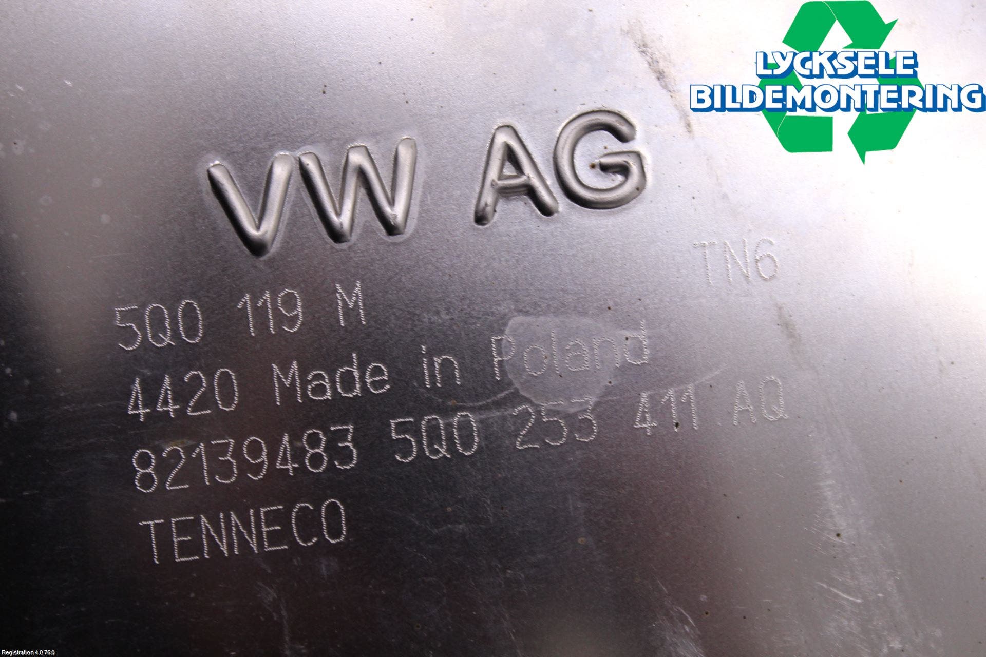 Skoda OCTAVIA (NX) 20- Avgas Mellandämpare