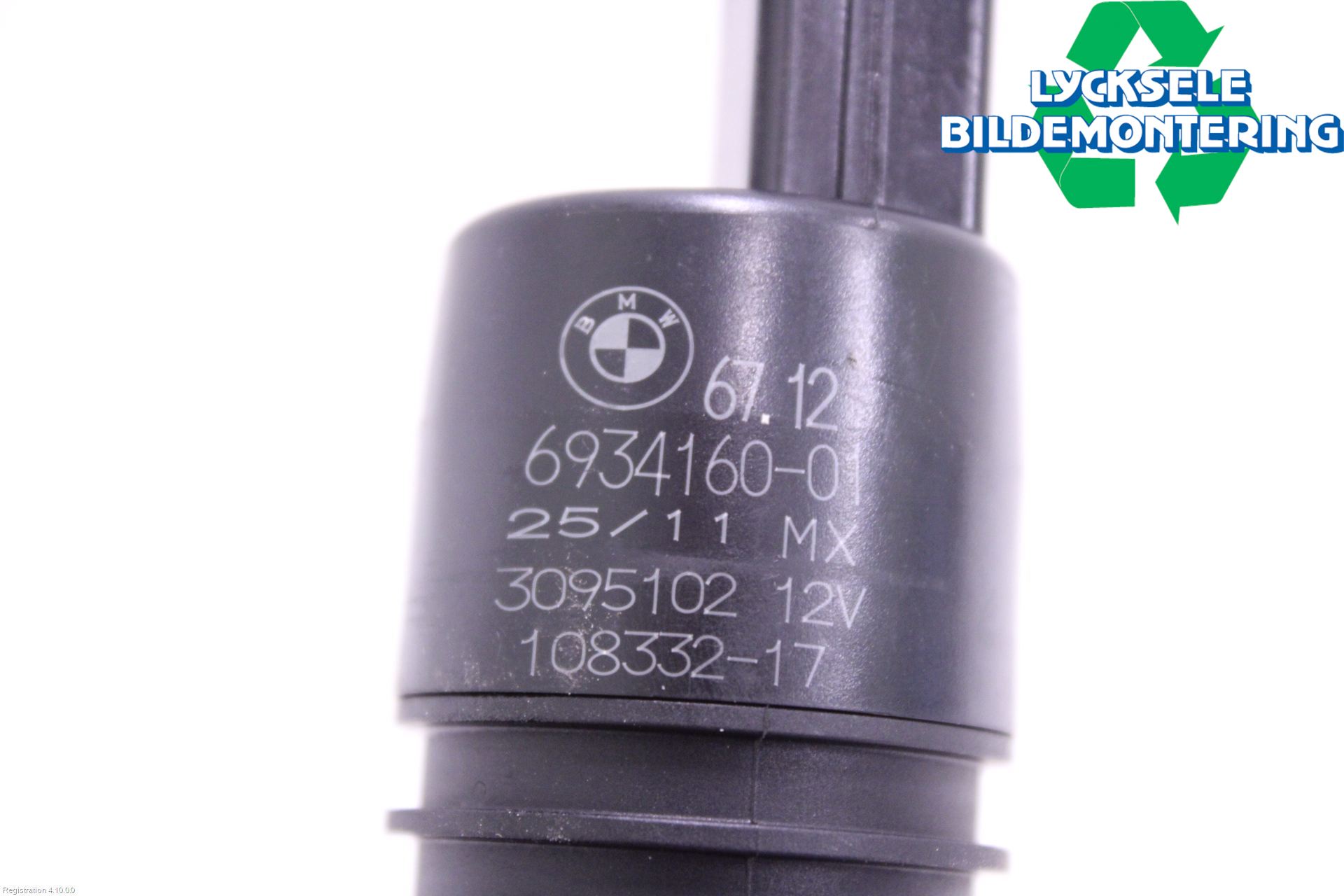 BMW X3 F25 10-17 Spolarpump Vindruta