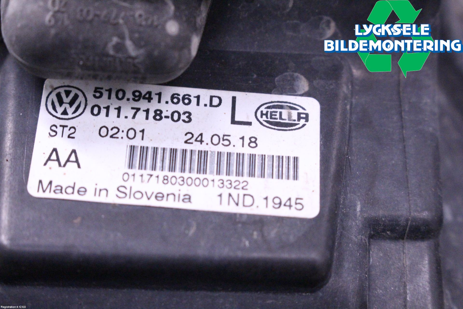 Volkswagen VW GOLF / E-GOLF VII 13-20 Dimljus-Varselljus Fram