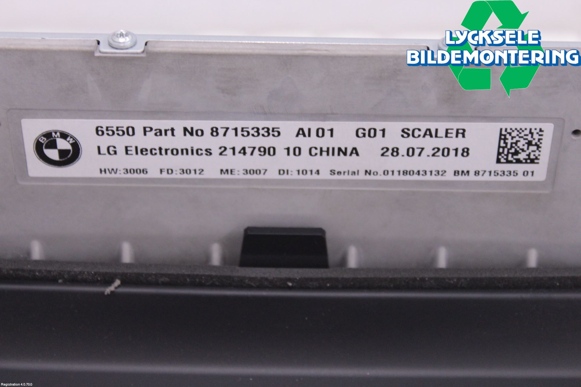 BMW X3 G01 18- Bildskärm