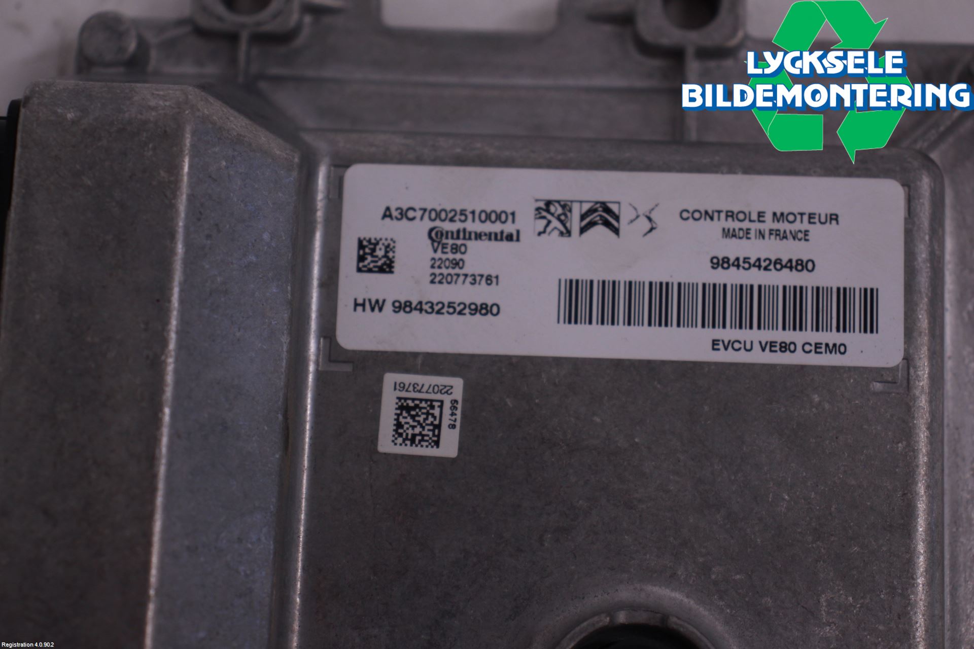 Citroen C4/E-C4 C4X/E-C4X III 21- Styrenhet Elmotor