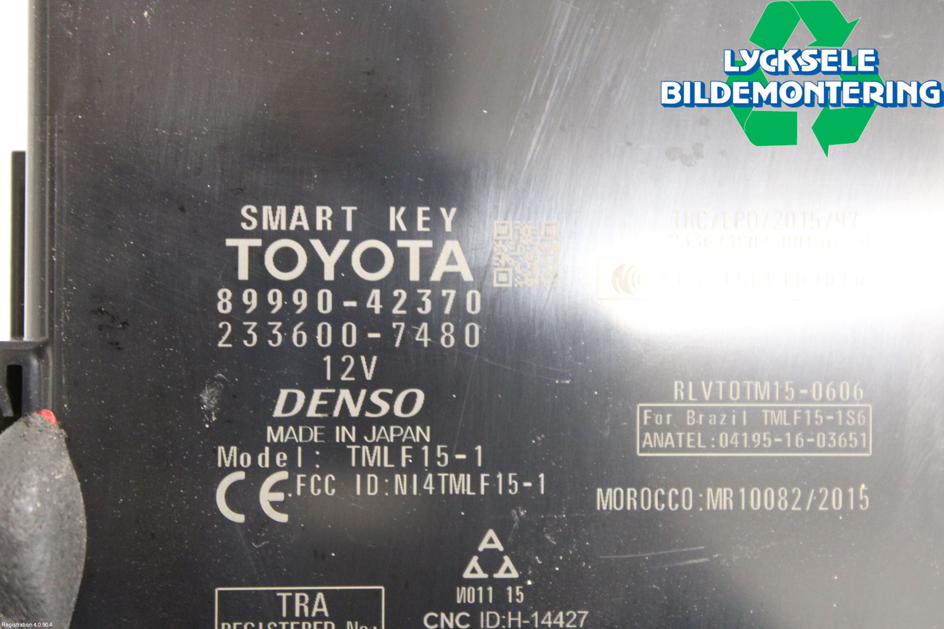 Toyota RAV4 19- Styrenhet Nyckellöst System