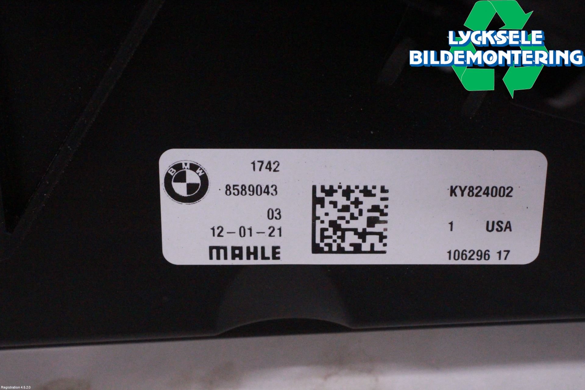 BMW X7 G07 19- Kylfläkt El