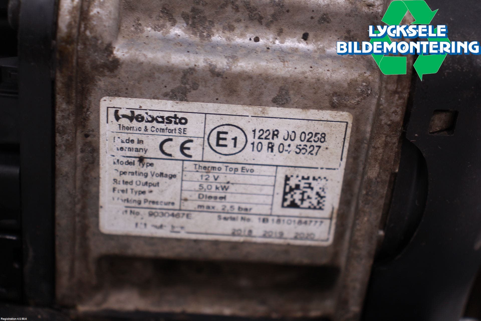 Volkswagen VW CRAFTER II / E-CRAFTER 17- Dieselvärmare