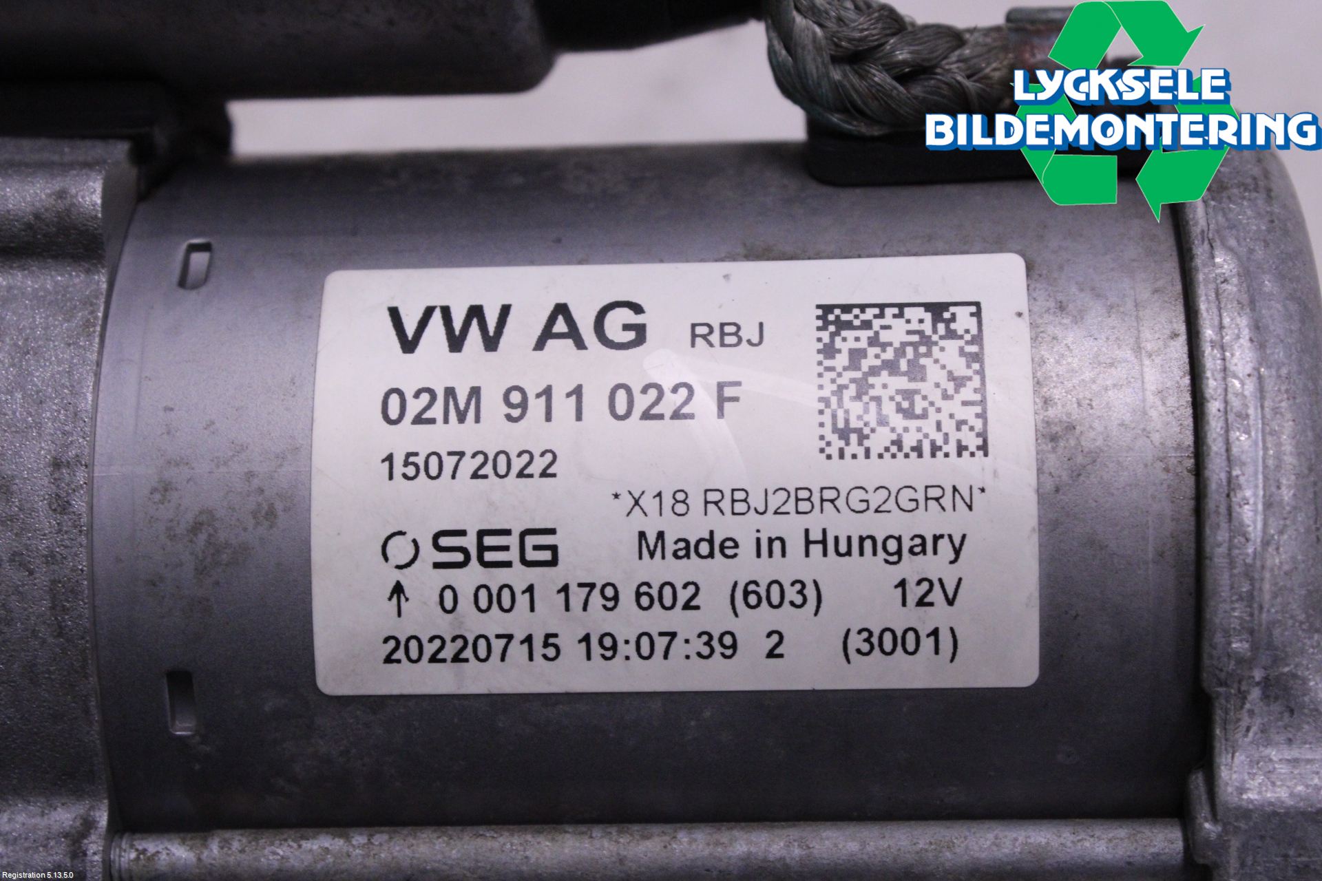 Volkswagen VW GOLF / E-GOLF VIII 20- Startmotor