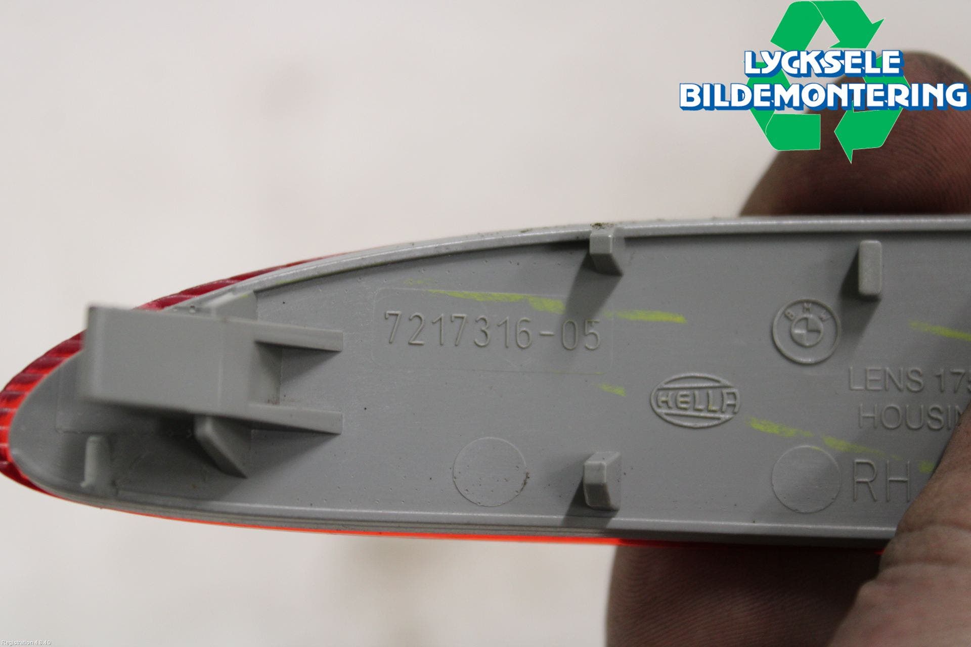 BMW X3 F25 10-17 Dimljus/Reflex Bak