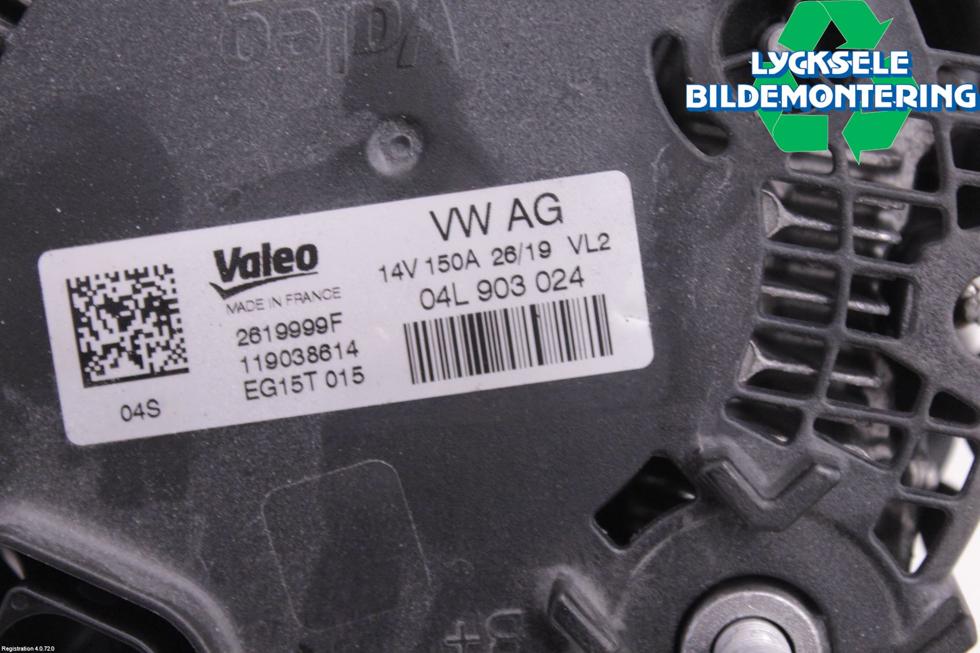 Audi A4/S4 B9 20- Generator