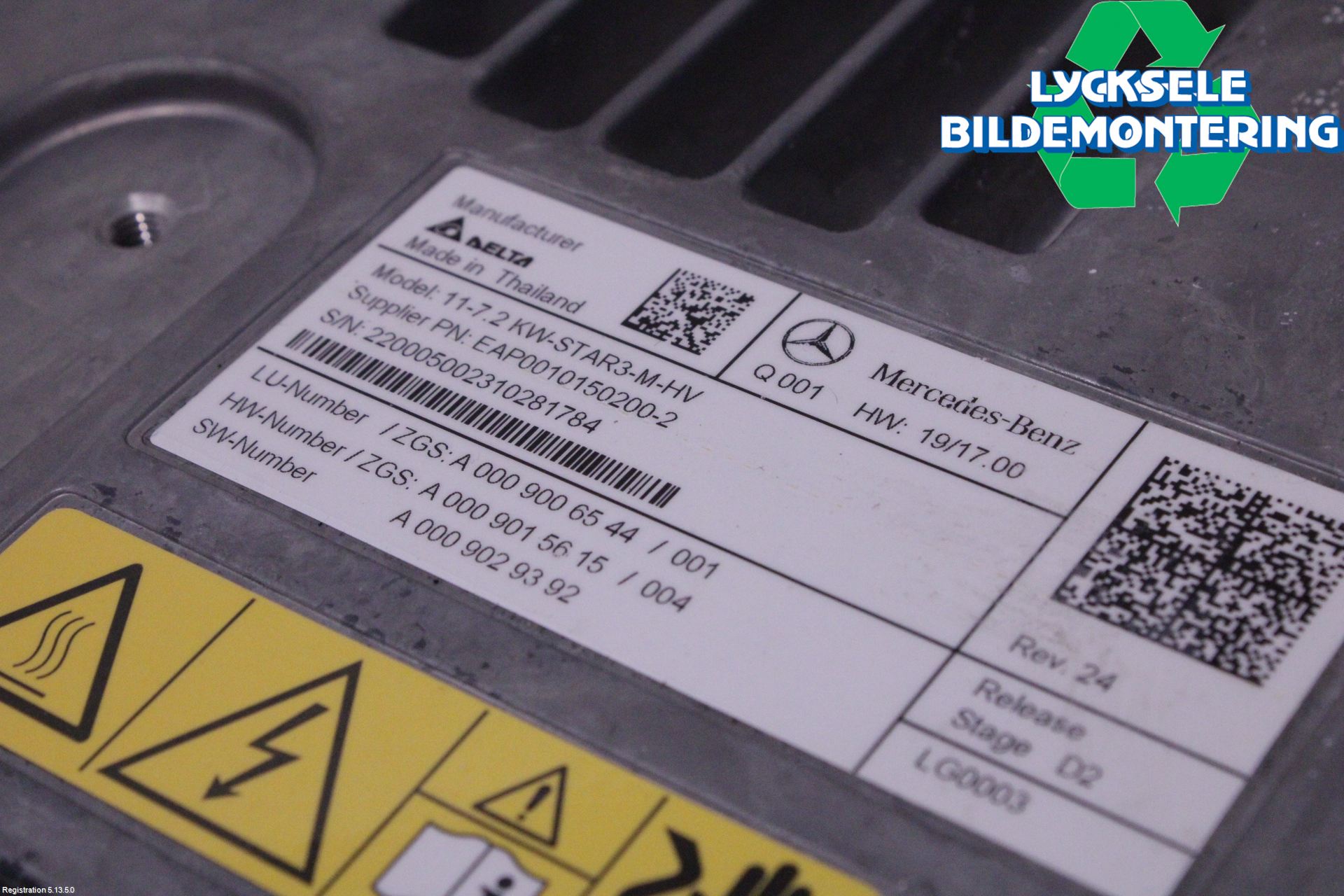 Mercedes-Benz MB C-KLASS (W206) 21- Batteriladdare Högspänning
