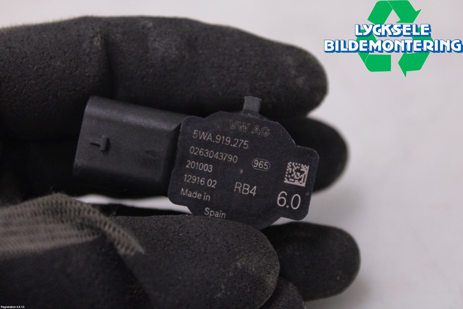 Volkswagen VW ID.3 21- Parkeringshjälp Backsensor